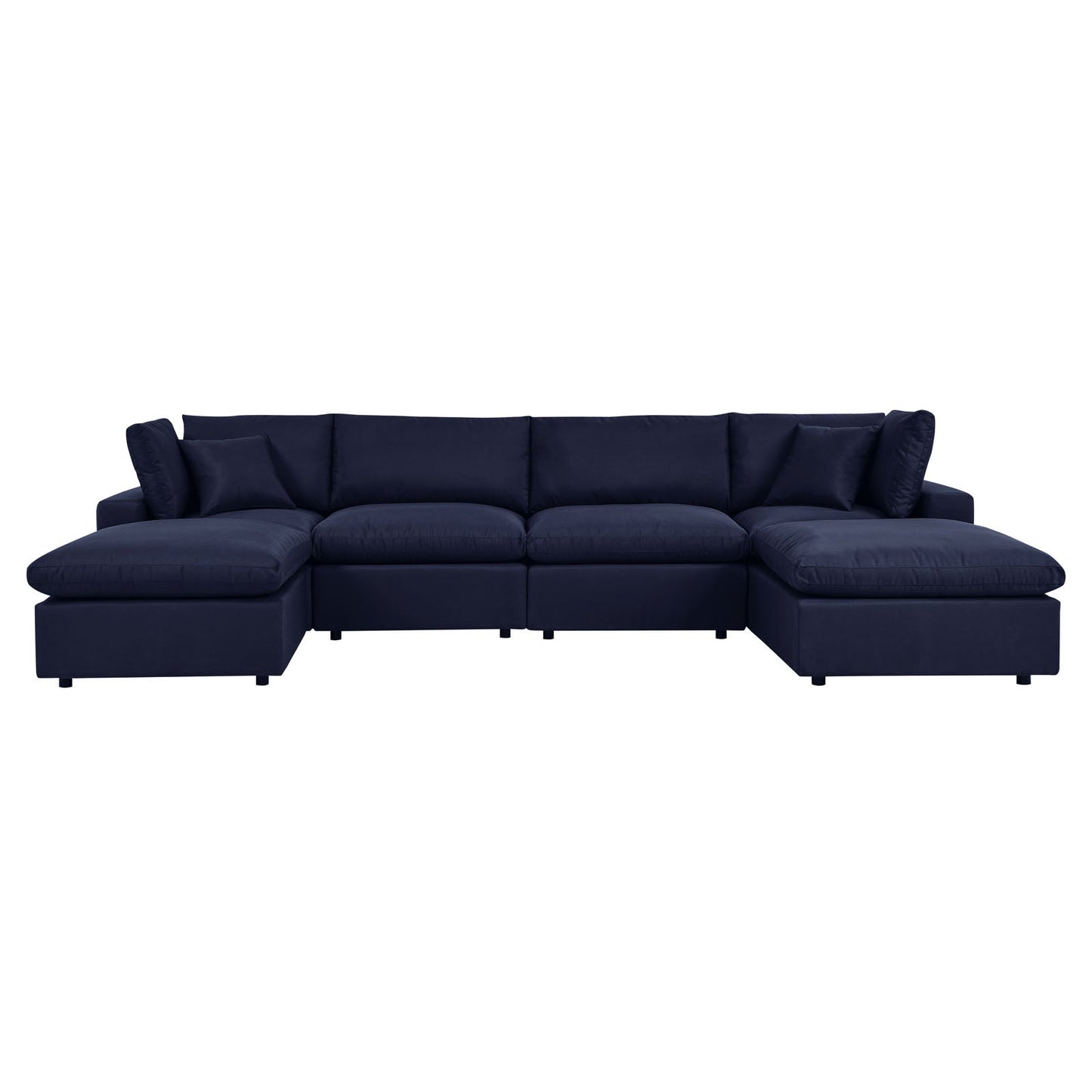 Modway Commix 6-Piece Outdoor Patio Sectional Sofa | Outdoor Sofas, Loveseats & Sectionals |