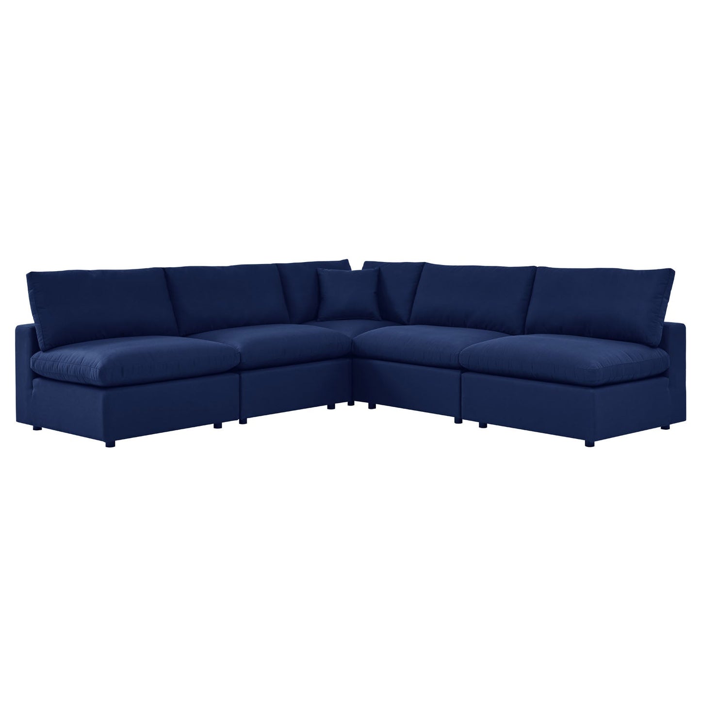Modway Commix 5-Piece Sunbrella® Outdoor Patio Sectional Sofa | Outdoor Sofas, Loveseats & Sectionals