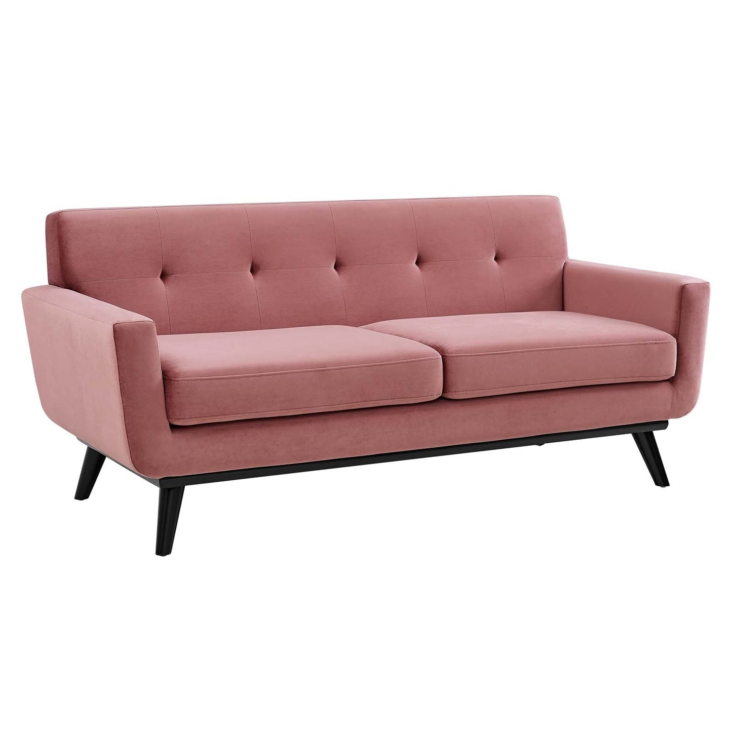 Engage Performance Velvet Loveseat By Modway | Loveseats - 2
