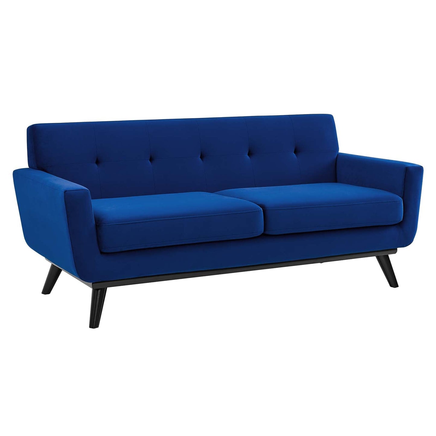Engage Performance Velvet Loveseat By Modway | Loveseats - 4