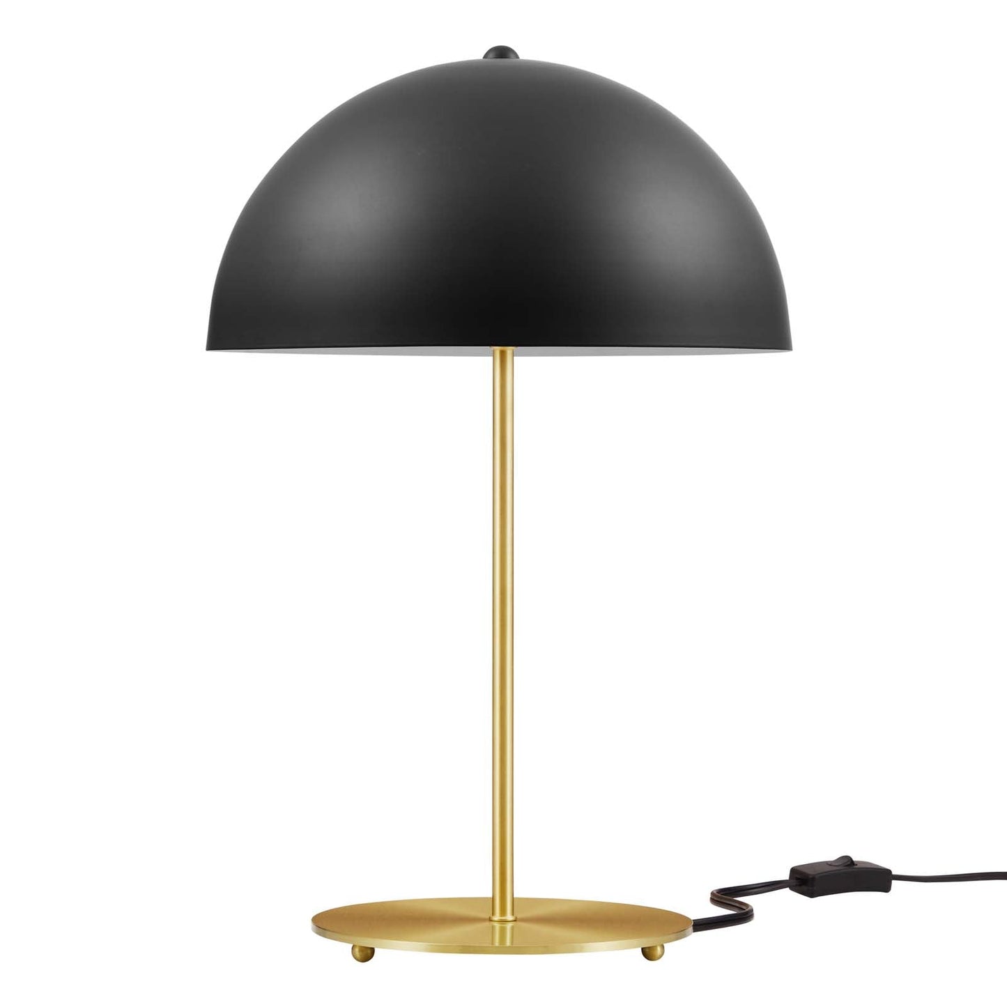 Ideal Metal Table Lamp By Modway - EEI-5629-BLK-SBR | Table Lamps | Modishstore