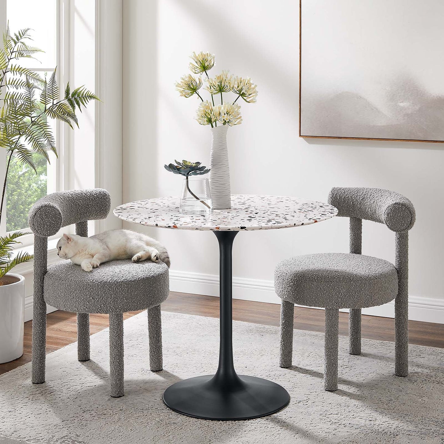 Lippa 36" Round Terrazzo Dining Table By Modway - EEI-5716 | Dining Tables