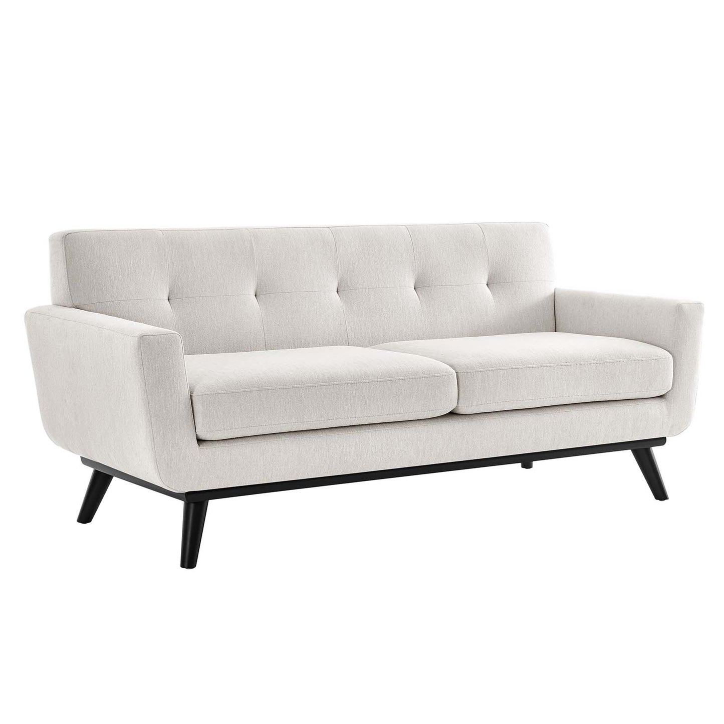 Engage Herringbone Fabric Loveseat By Modway - EEI-5759-CHA | Loveseats | Modishstore - 2