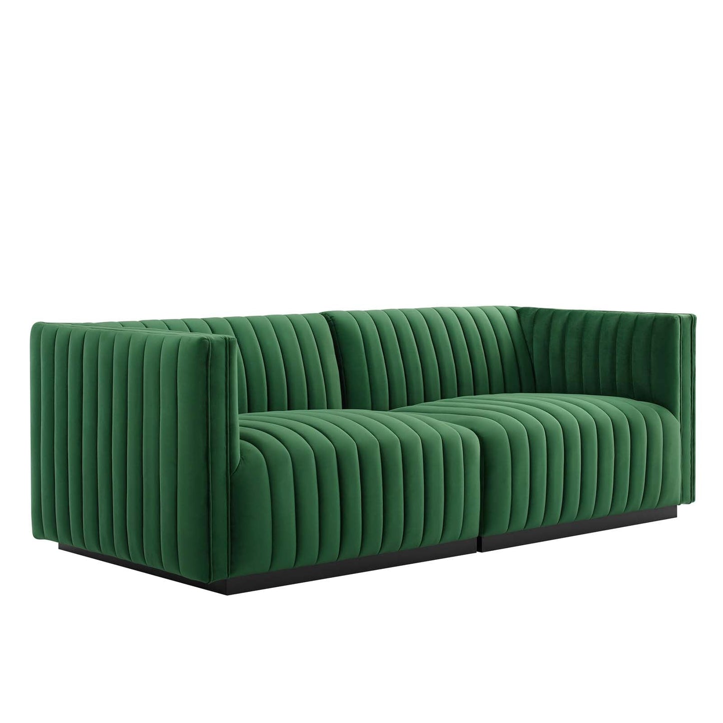 Conjure Channel Tufted Performance Velvet Loveseat By Modway - EEI-5764 | Loveseats - 2