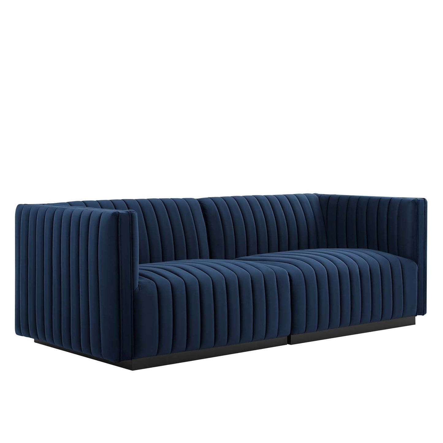 Conjure Channel Tufted Performance Velvet Loveseat By Modway - EEI-5764 | Loveseats - 4