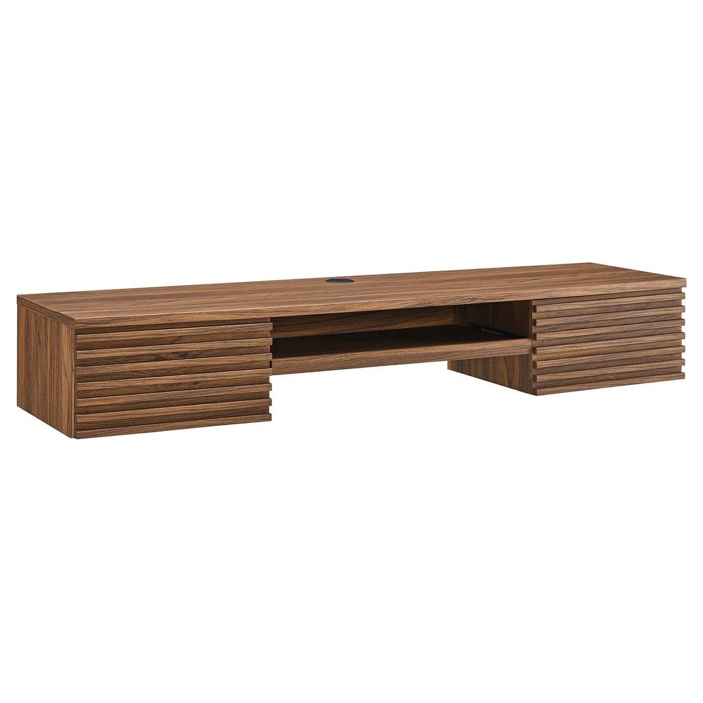 Render Wall Mount Wood Office Desk By Modway - EEI-5865-WAL | Desks | Modishstore