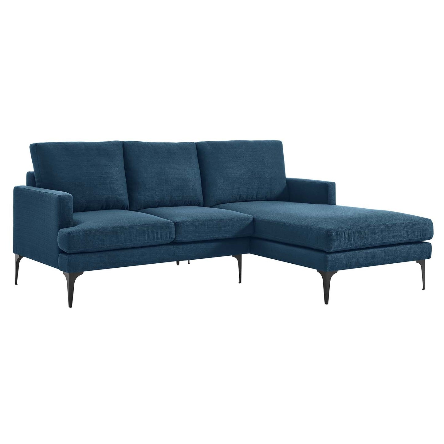 Evermore Right-Facing Upholstered Fabric Sectional Sofa By Modway - EEI-6012 | Sectional