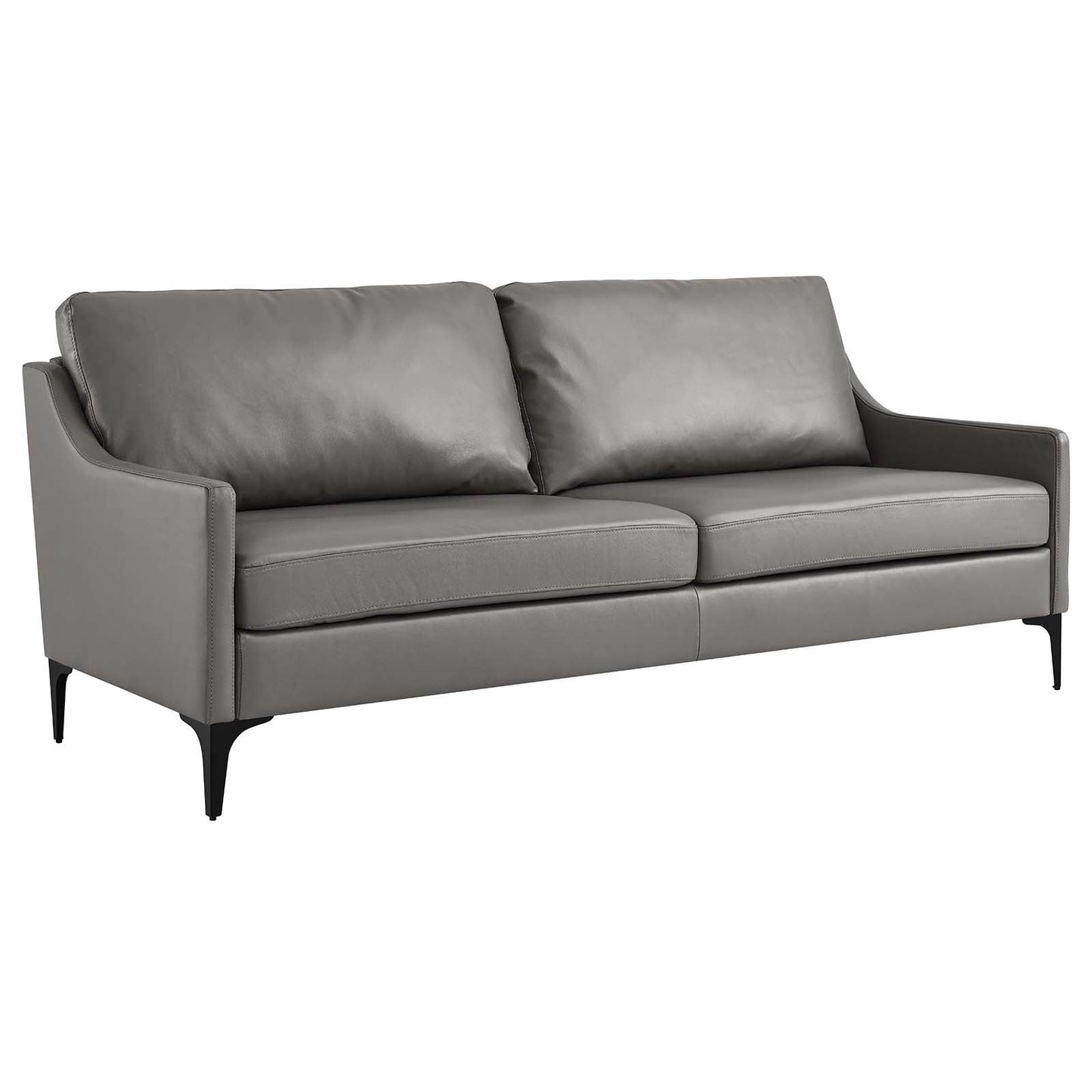 Corland Leather Sofa By Modway - EEI-6018 | Sofas - 2