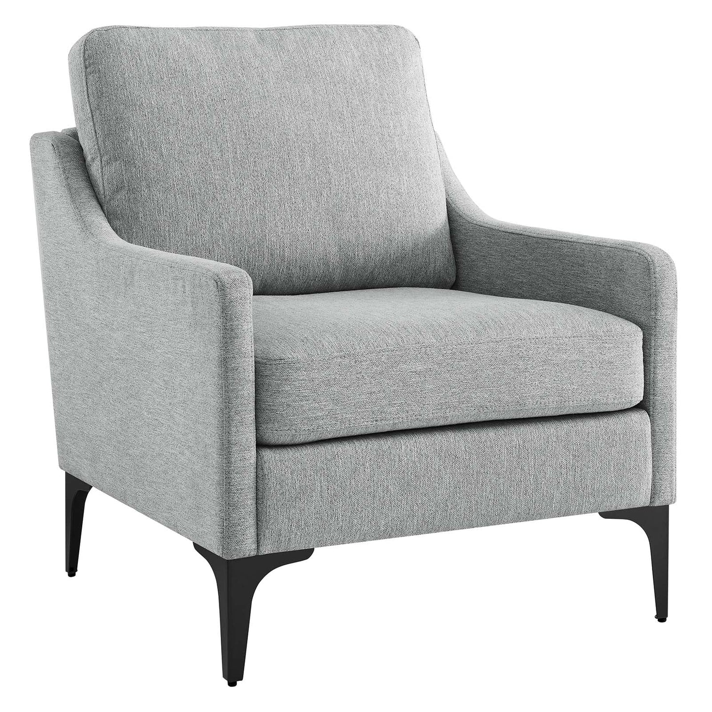 Corland Upholstered Fabric Armchair By Modway - EEI-6023 | Armchairs - 3