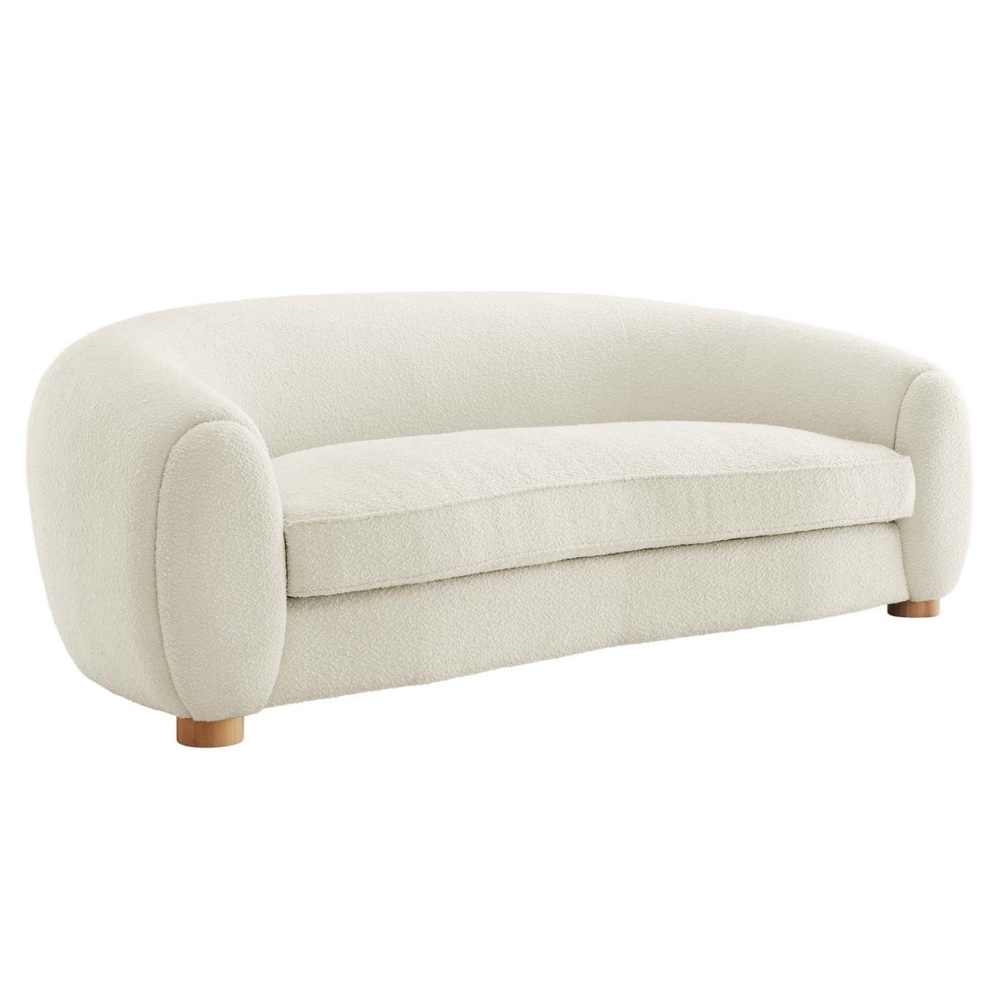 Abundant Boucle Upholstered Fabric Sofa By Modway | Sofas |