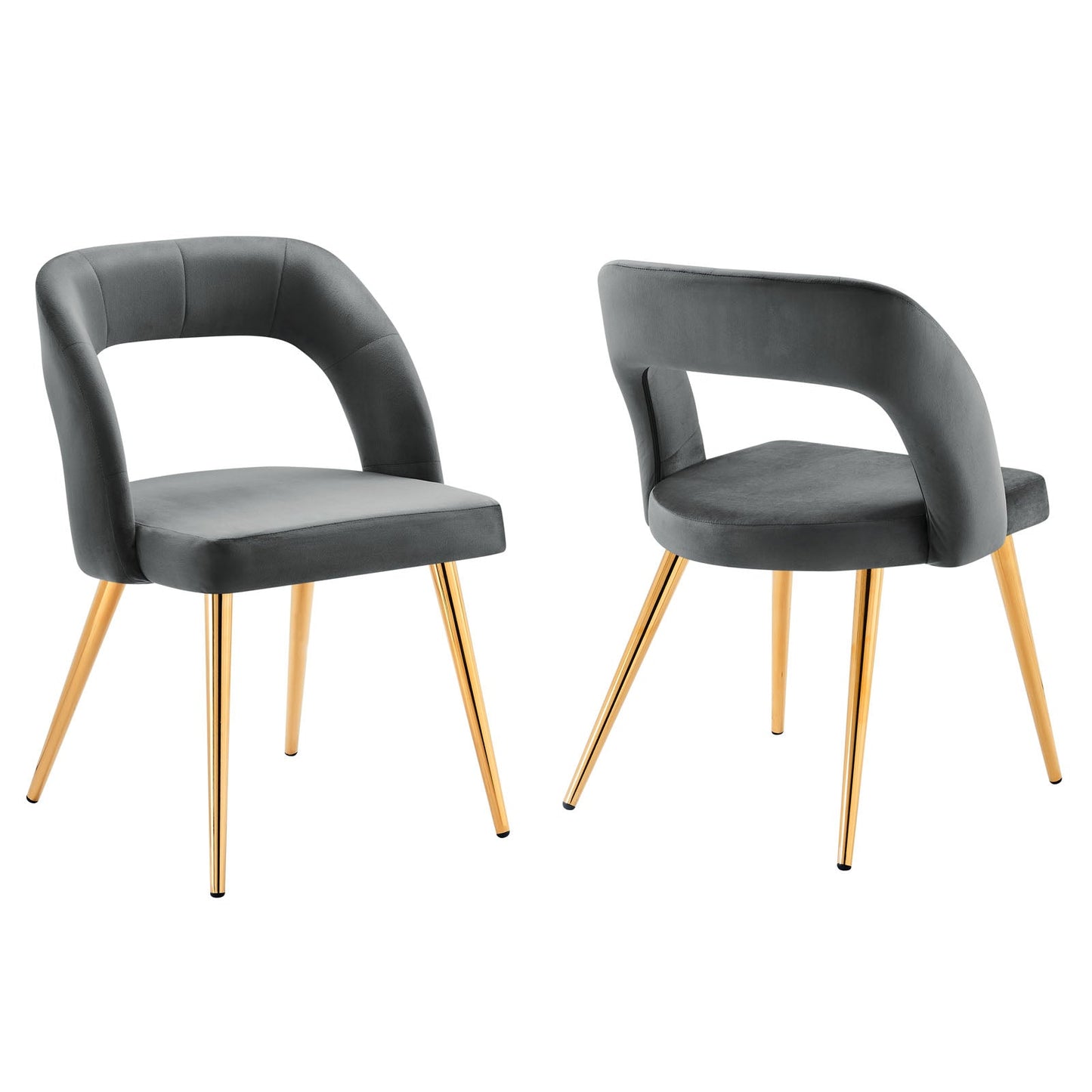 Marciano Performance Velvet Dining Chair Set of 2 By Modway | Dining Chairs |