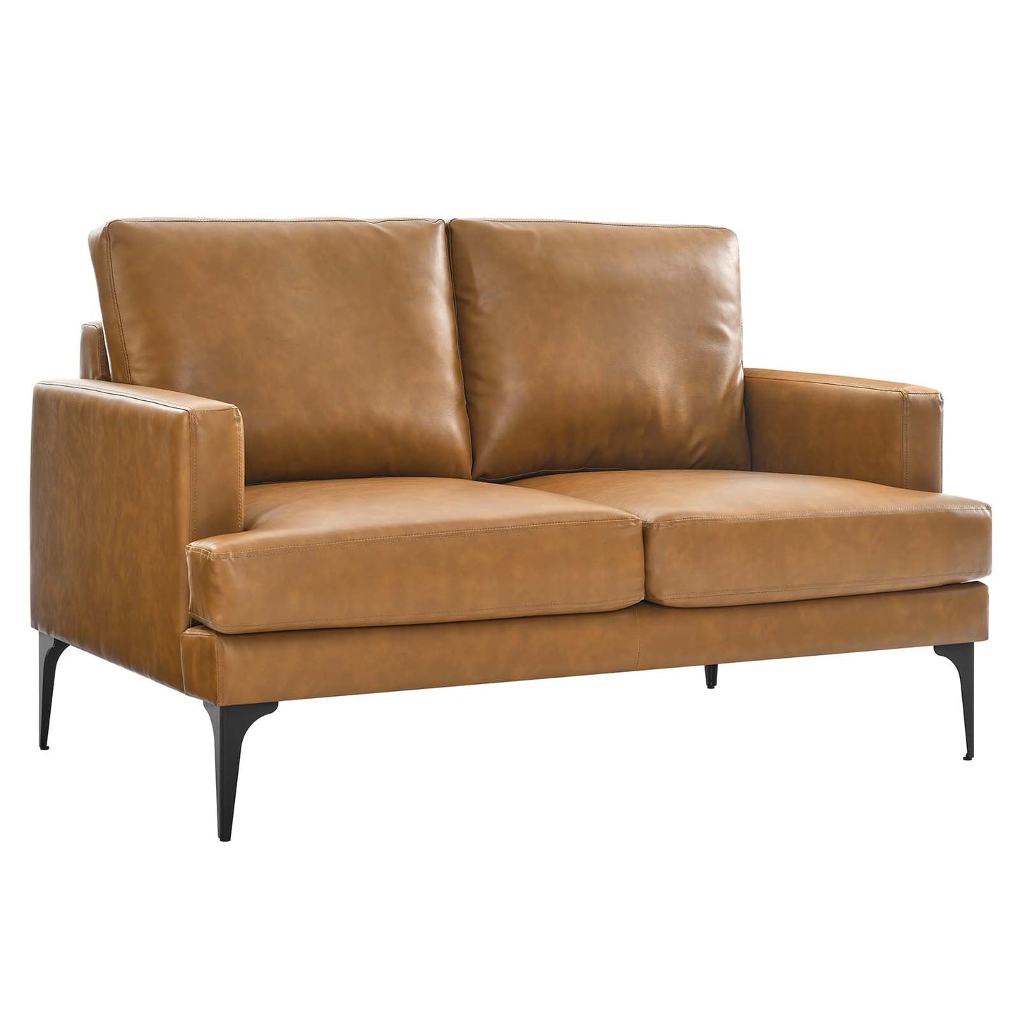 Evermore Vegan Leather Loveseat By Modway - EEI-6048 | Loveseats