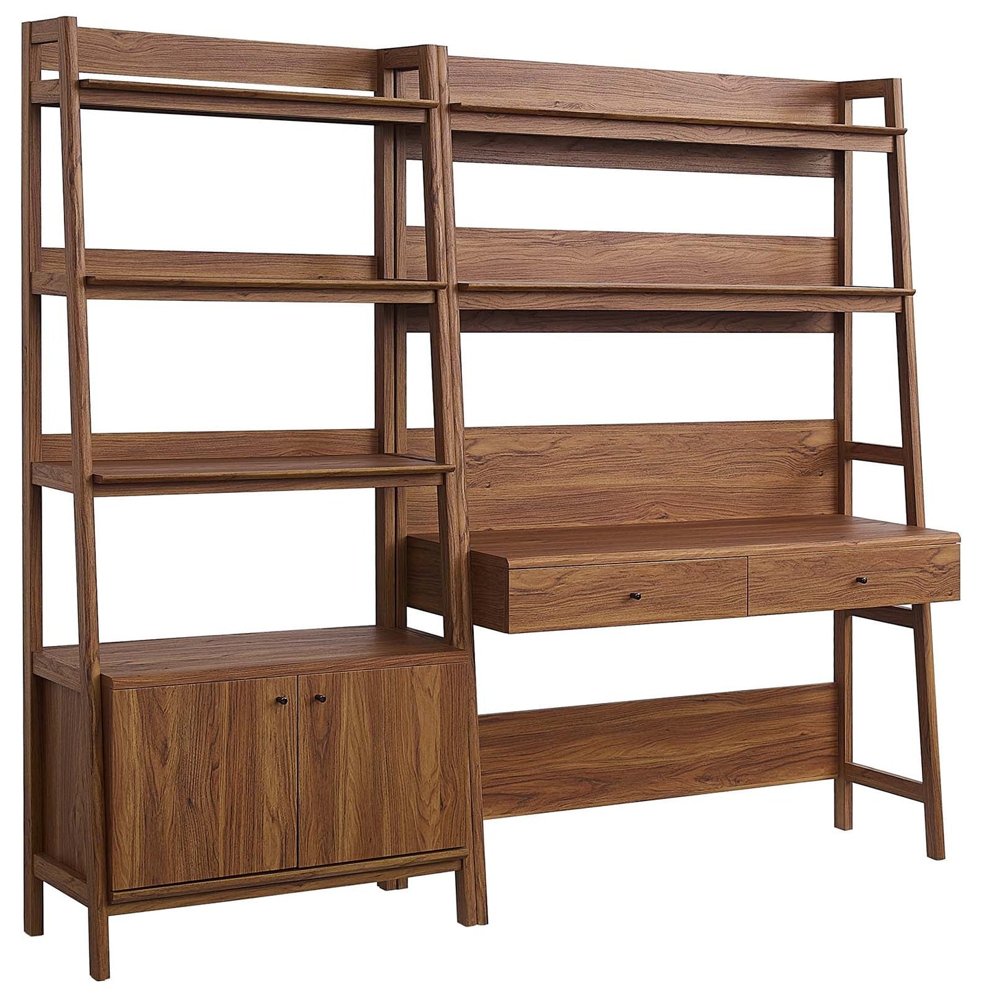 Bixby 2-Piece Wood Office Desk and Bookshelf By Modway - EEI-6112 | Bookcases - 2