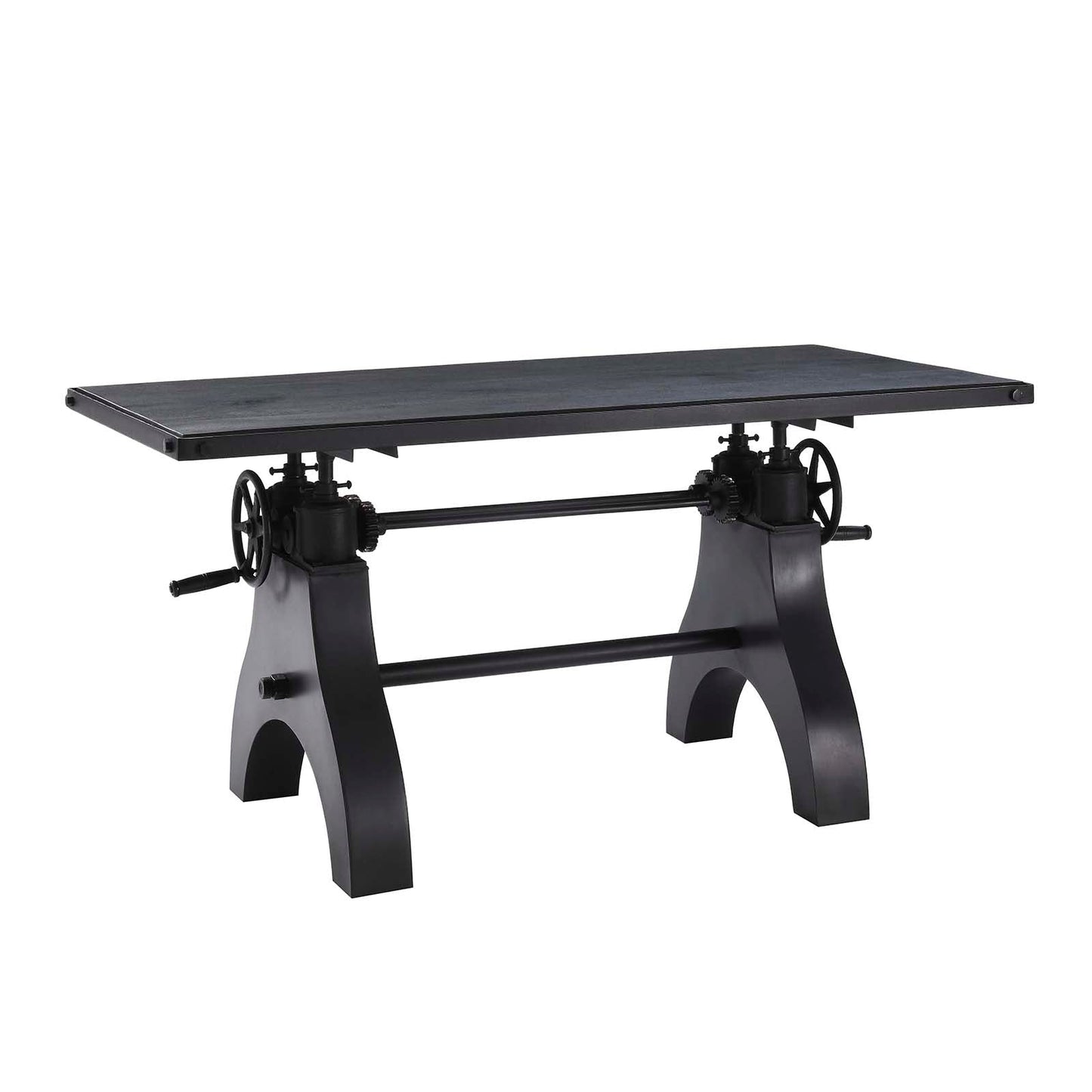 Genuine 60" Crank Adjustable Height Dining Table and Computer Desk By Modway - EEI-6148 | Dining Tables | Modway
