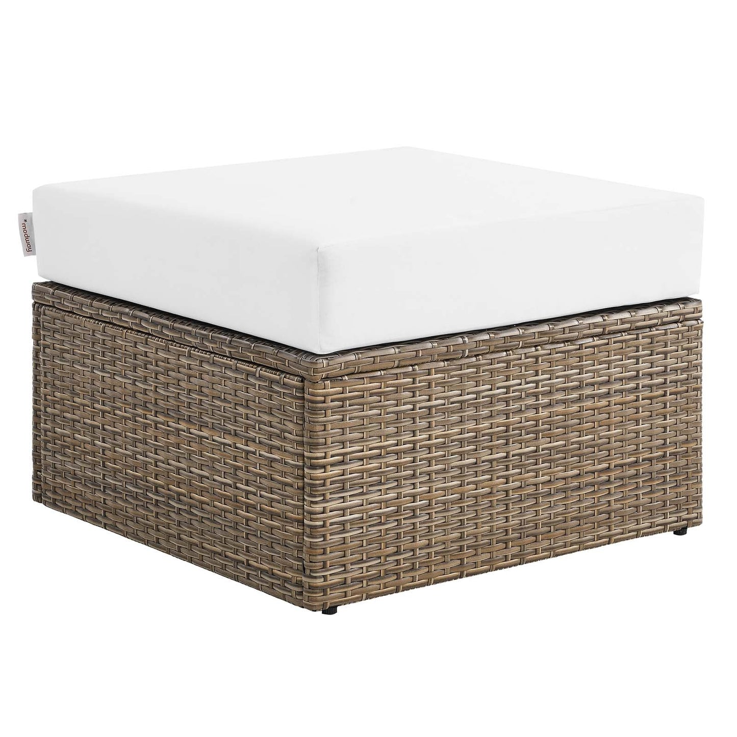 Convene Outdoor Patio Outdoor Patio Ottoman By Modway - EEI-6241 | Outdoor Ottomans - 2