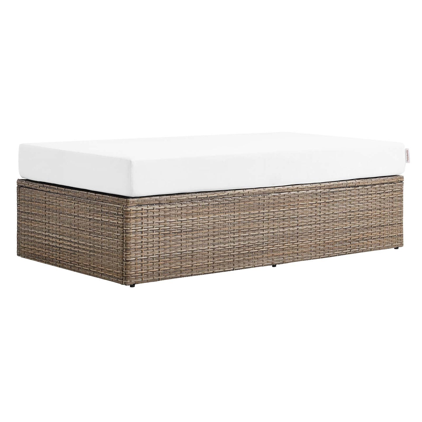 Convene Outdoor Patio Outdoor Patio Rectangle Ottoman By Modway - EEI-6248 | Outdoor Sofas, Loveseats & Sectionals - 2