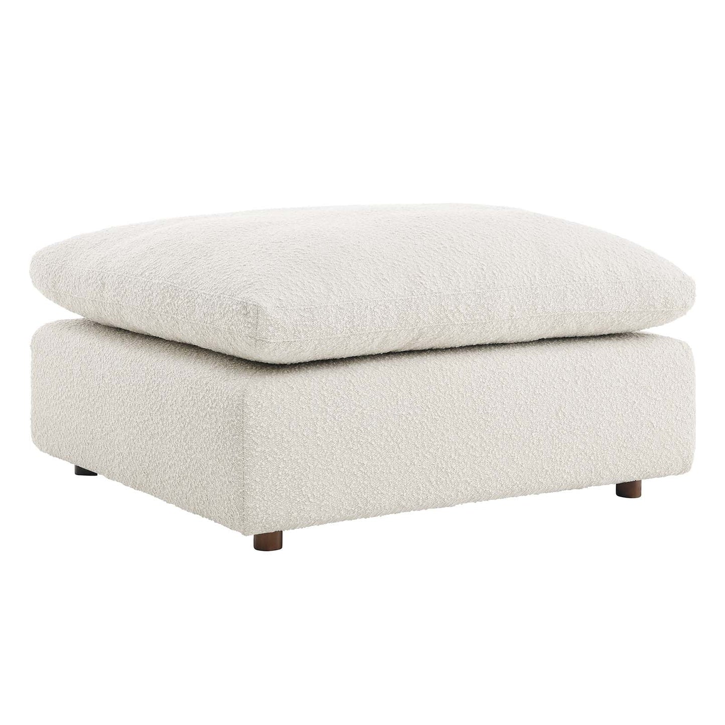 Commix Down Filled Overstuffed Boucle Fabric Ottoman By Modway - EEI-6258 | Ottomans - 2