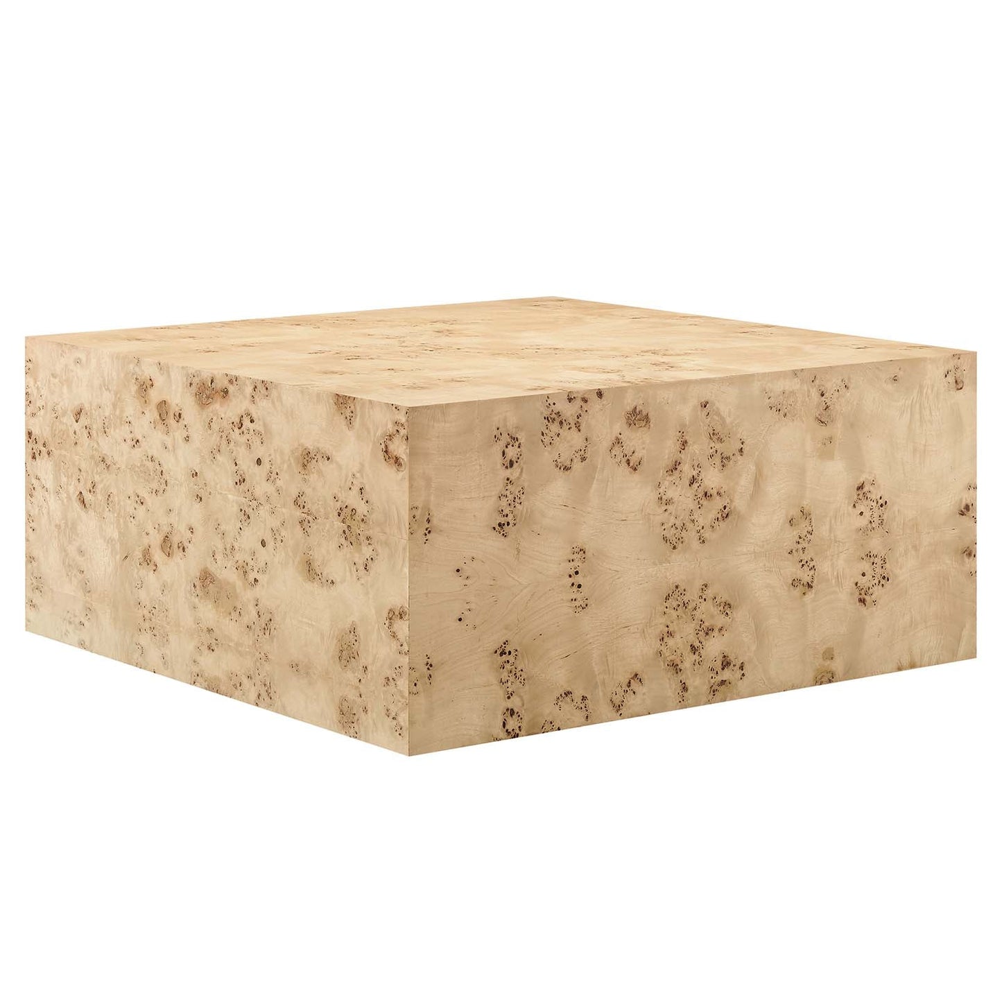 Cosmos 36" Square Burl Wood Coffee Table By Modway - EEI-6272 | Coffee Tables - 2