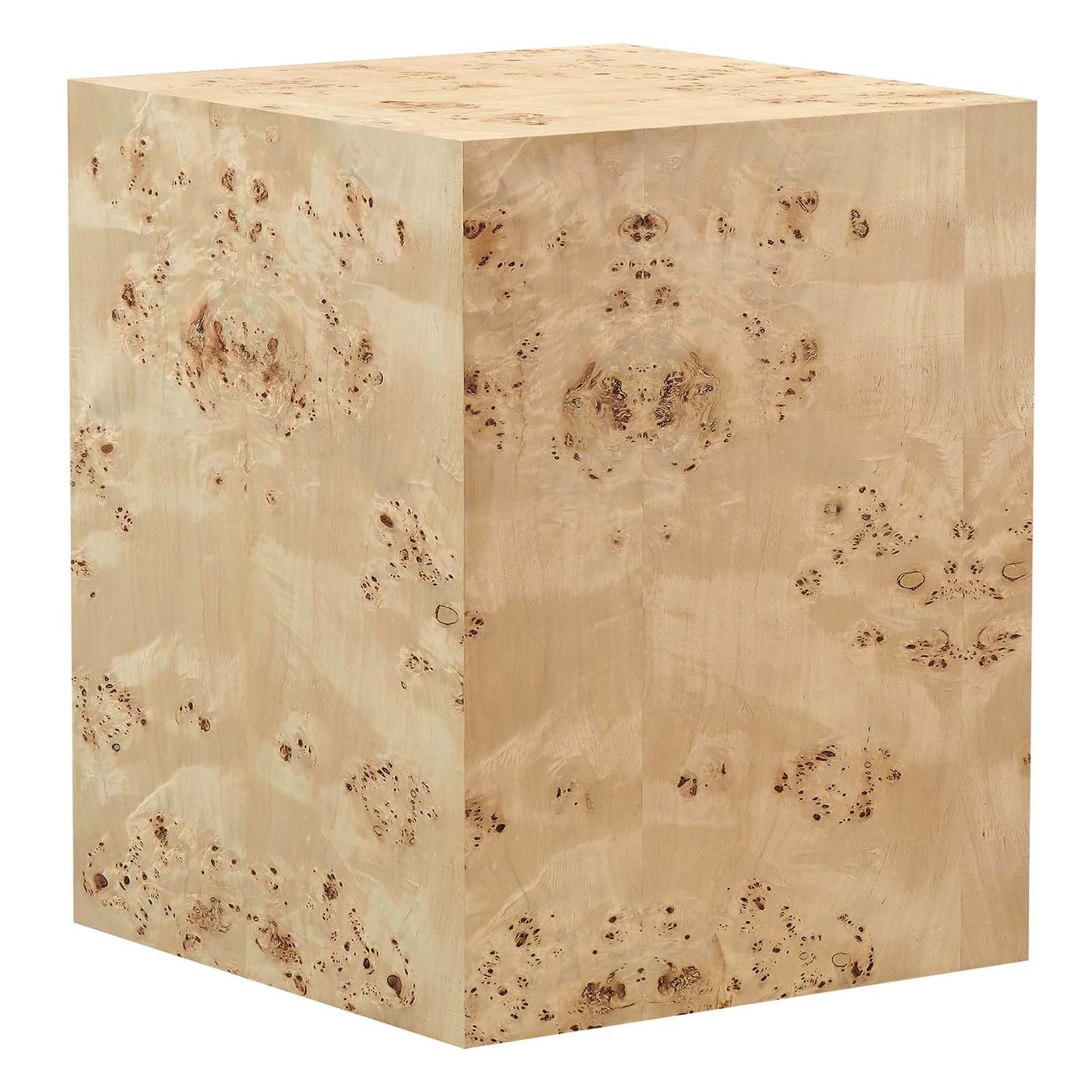 Cosmos 16" Square Burl Wood Side Table By Modway - EEI-6273 | Side Tables - 2