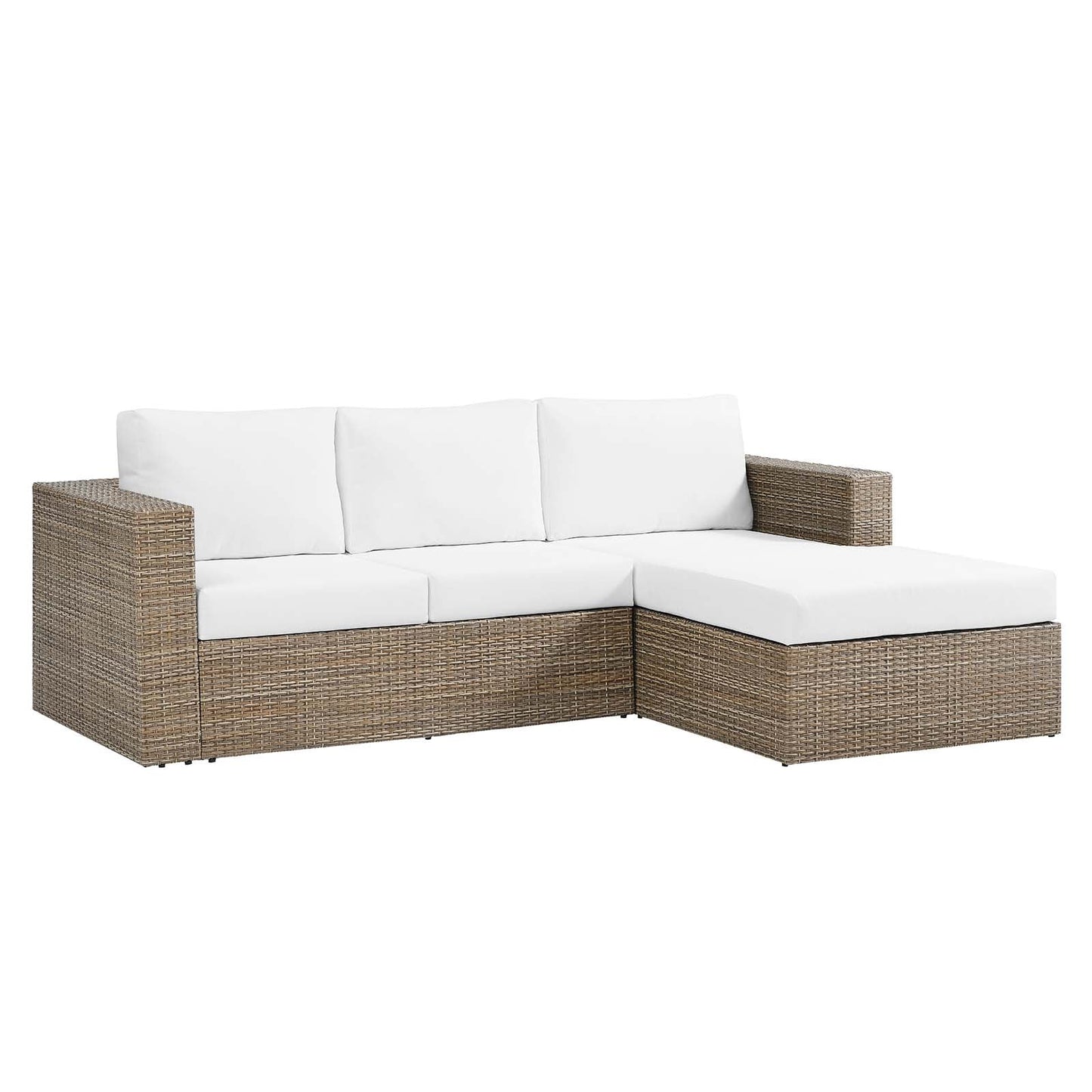 Convene Outdoor Patio Outdoor Patio L-Shaped Sectional Sofa By Modway - EEI-6329 | Outdoor Sofas, Loveseats & Sectionals - 2