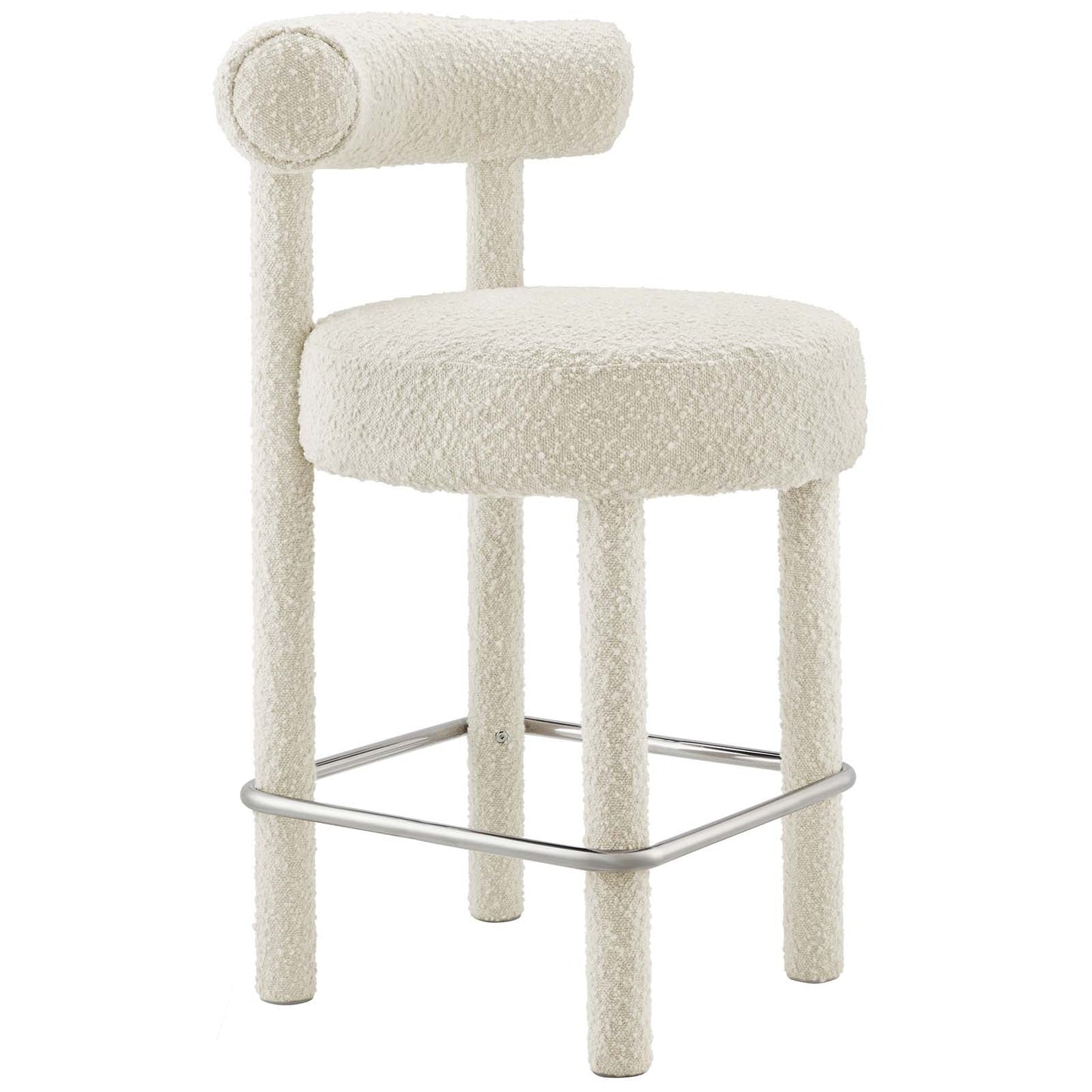 Toulouse Boucle Fabric Counter Stool By Modway - EEI-6383 | Counter Stools | Modishstore - 2