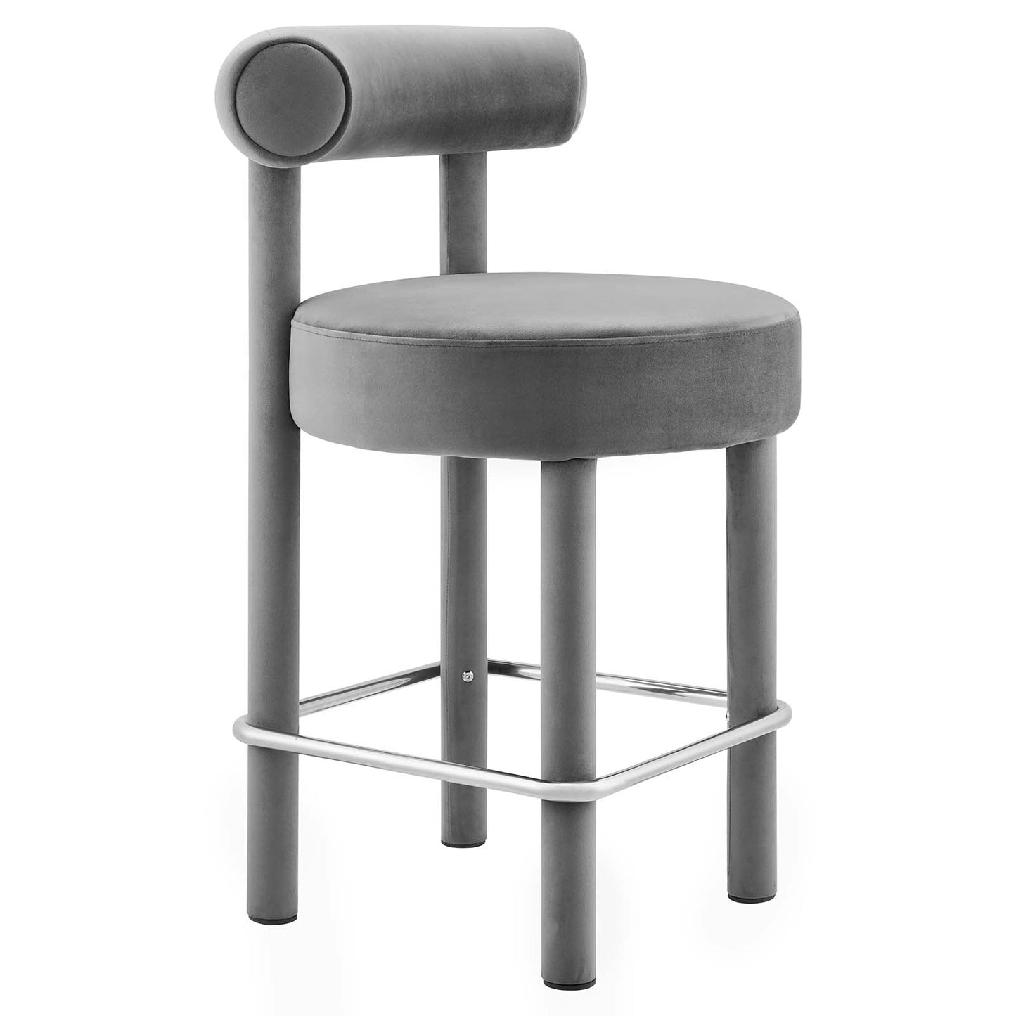 Toulouse Performance Velvet Counter Stool By Modway - EEI-6384 | Counter Stools | Modishstore - 2