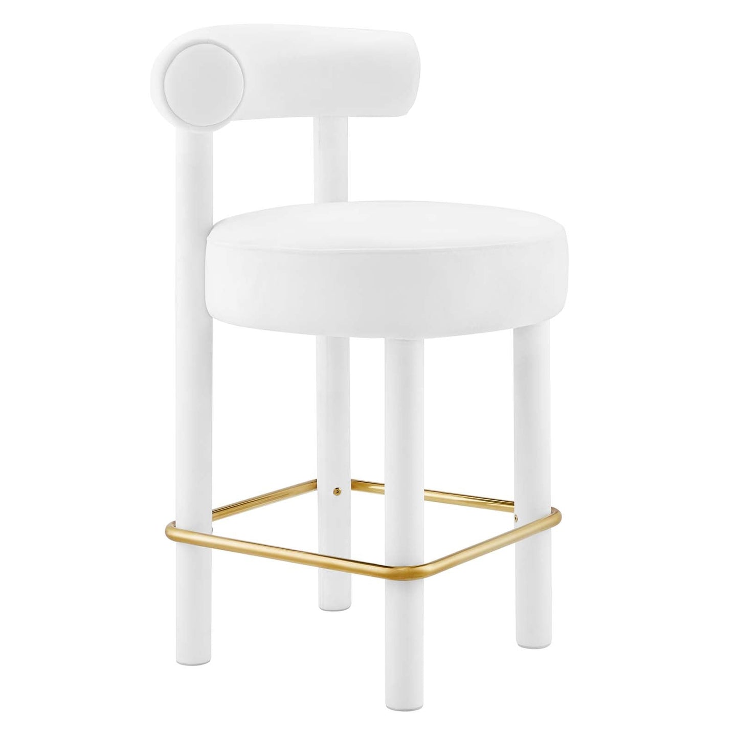 Toulouse Performance Velvet Counter Stool By Modway - EEI-6384 | Counter Stools | Modishstore - 4