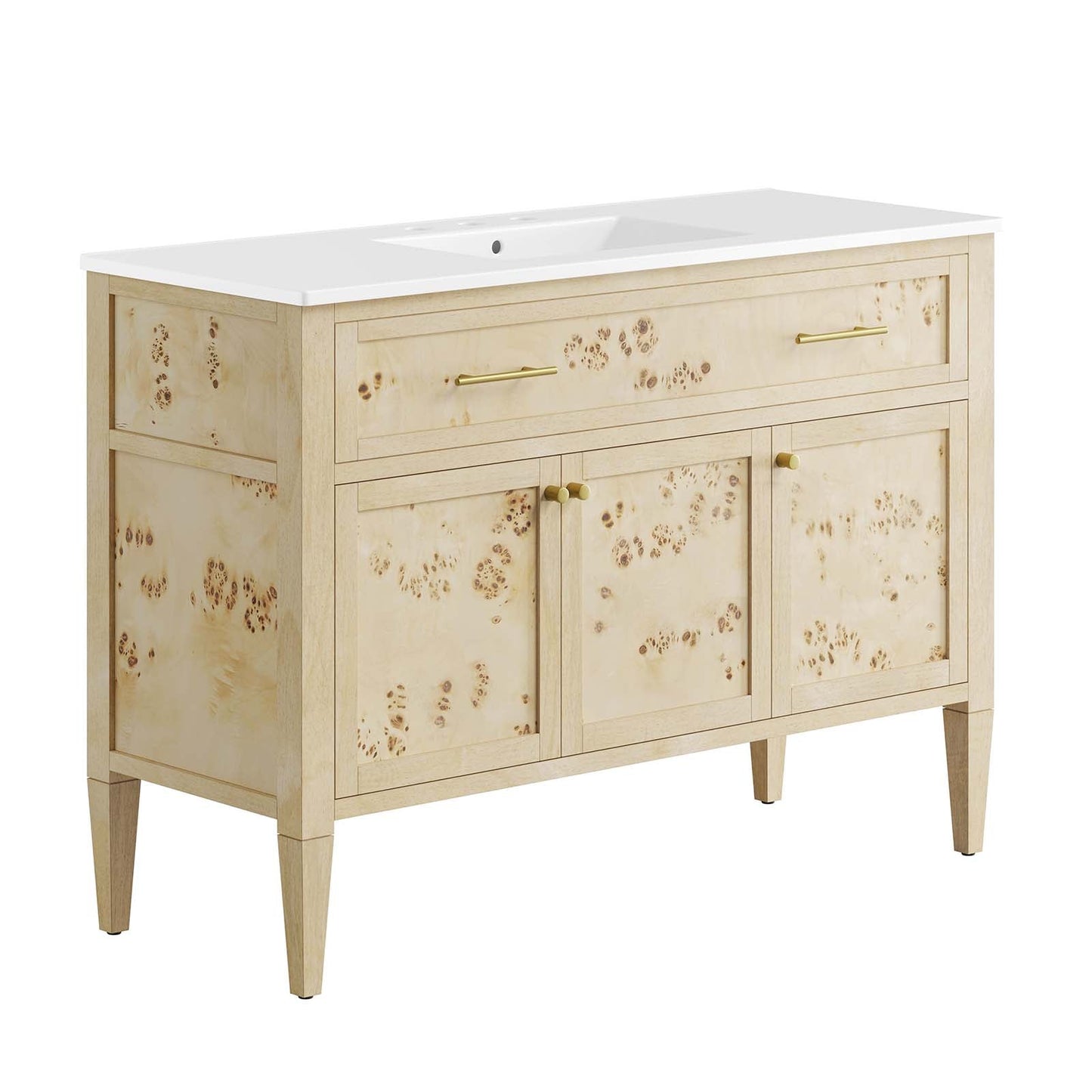 Elysian 48" Wood Single Sink Bathroom Vanity By Modway - EEI-6451 | Bathroom Accessories | Modway