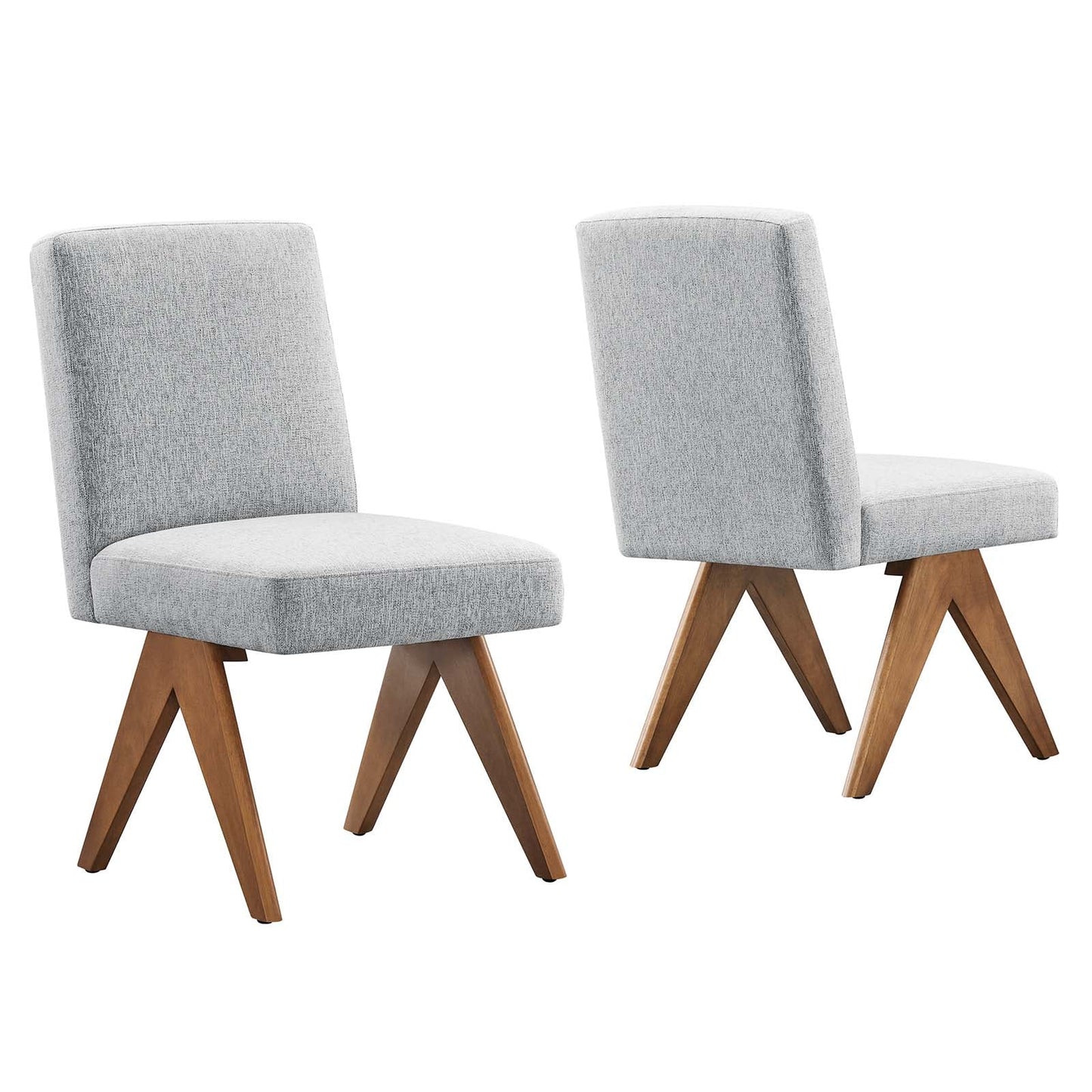 Lyra Fabric Dining Room Side Chair - Set of 2 By Modway - EEI-6509 | Dining Chairs | Modway - 4