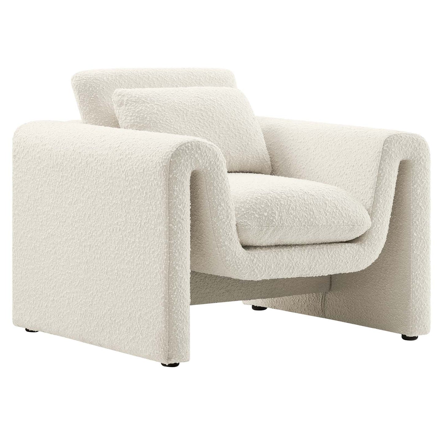 Waverly Boucle Upholstered Armchair By Modway - EEI-6575 | Armchairs | Modishstore - 2