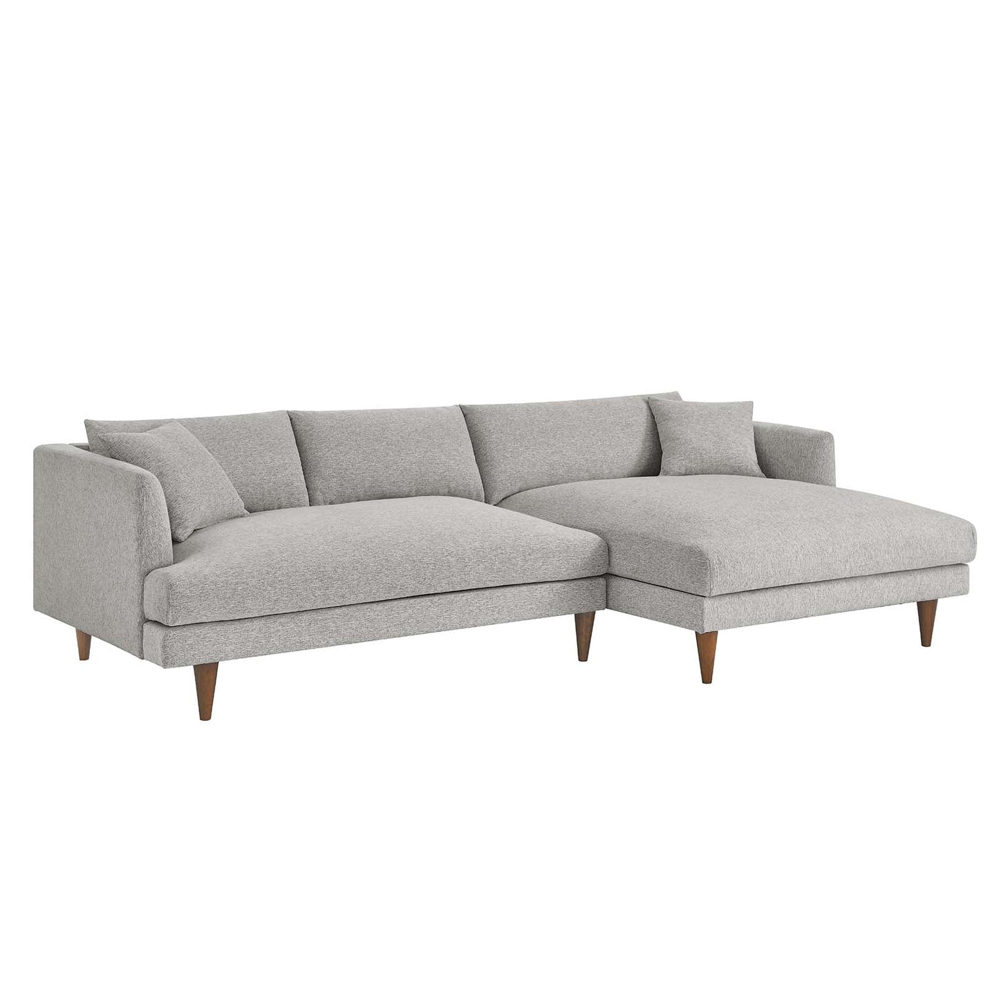 Zoya Right-Facing Down Filled Overstuffed Sectional Sofa By Modway - EEI-6612 | Sectional | Modishstore - 3
