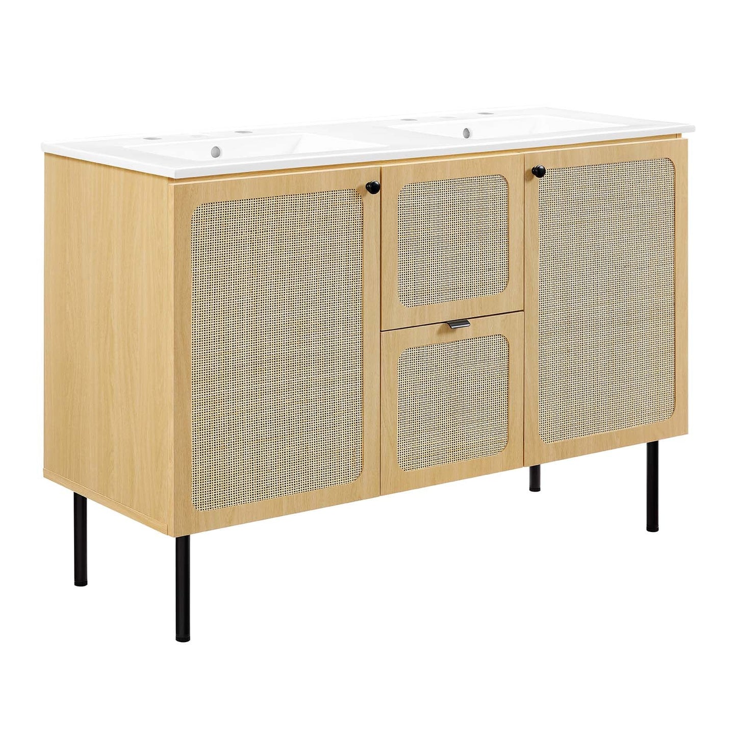 Chaucer 48" Double Sink Bathroom Vanity By Modway - EEI-6701 | Bathroom Accessories - 2
