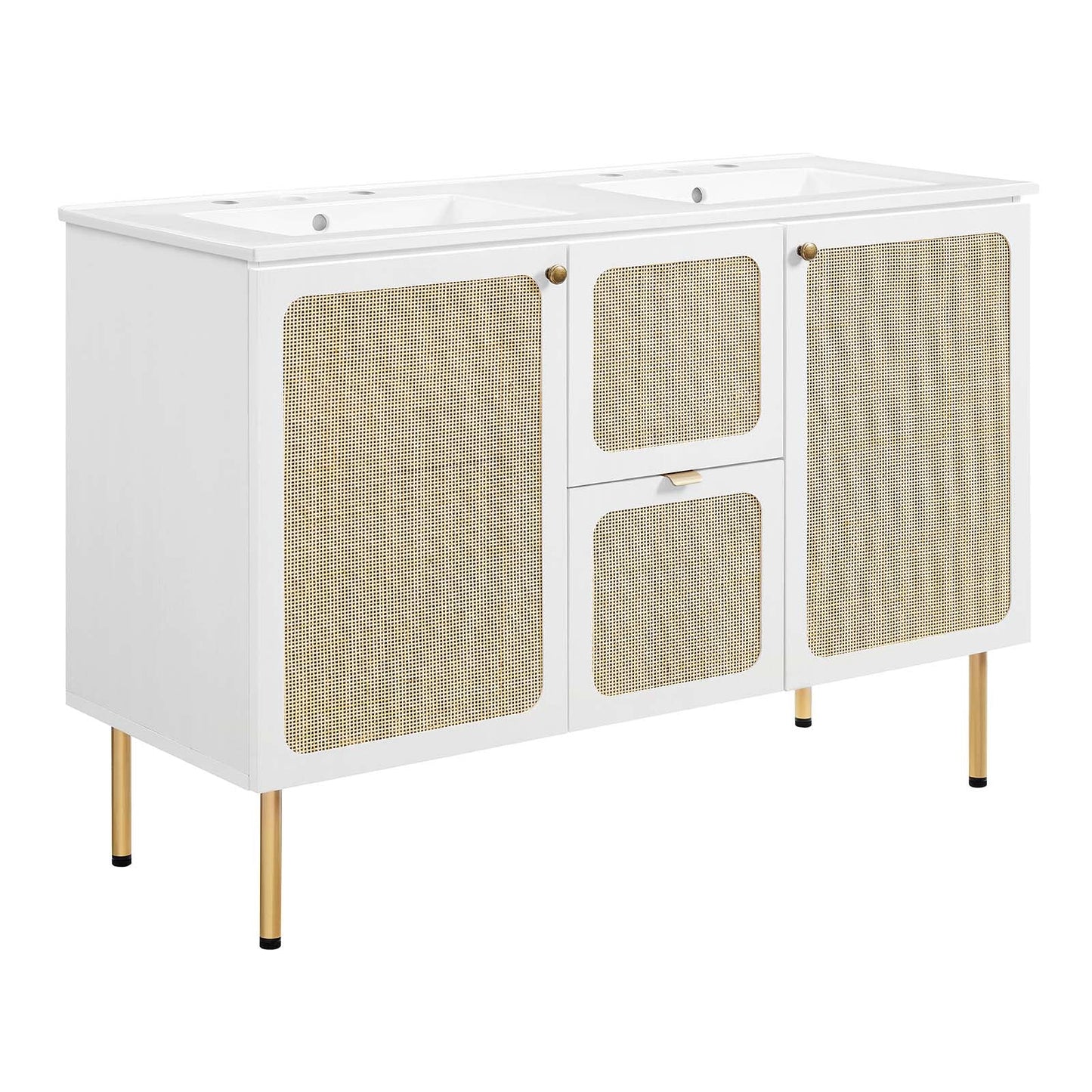 Chaucer 48" Double Sink Bathroom Vanity By Modway - EEI-6701 | Bathroom Accessories - 3