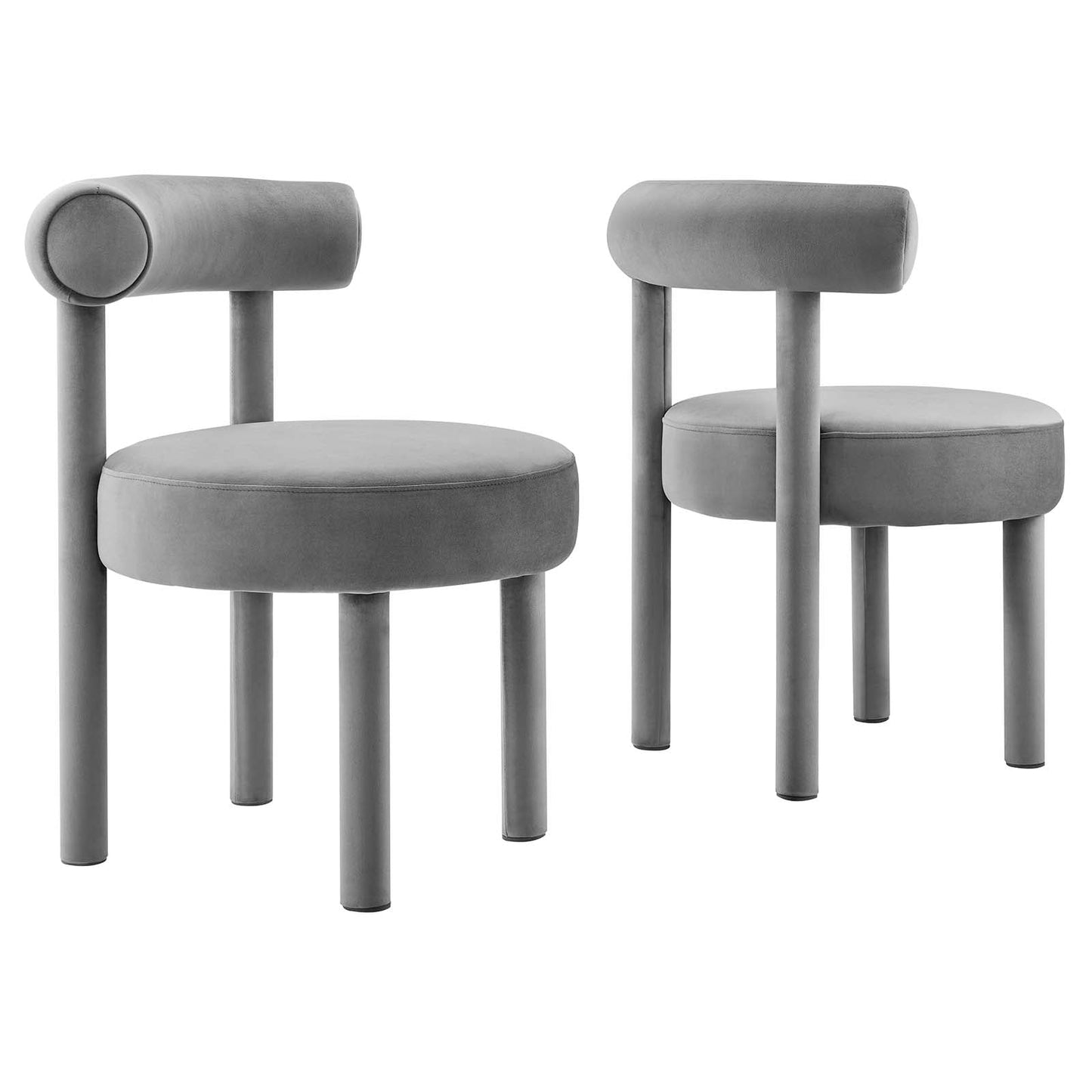 Toulouse Performance Velvet Dining Chair - Set of 2 By Modway - EEI-6706 | Dining Chairs | Modway - 2