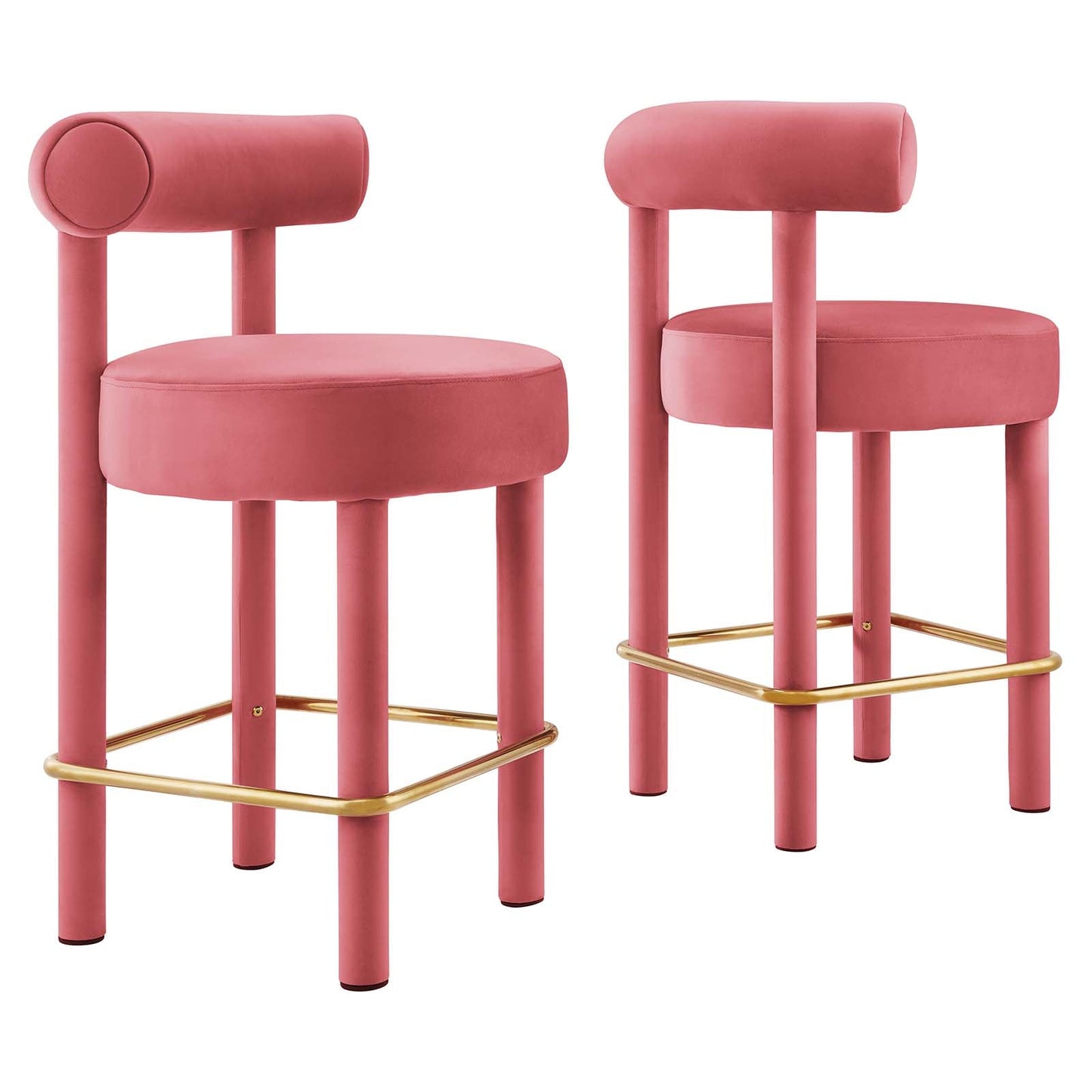 Toulouse Performance Velvet Counter Stool - Set of 2 By Modway - EEI-6708 | Counter Stools | Modway