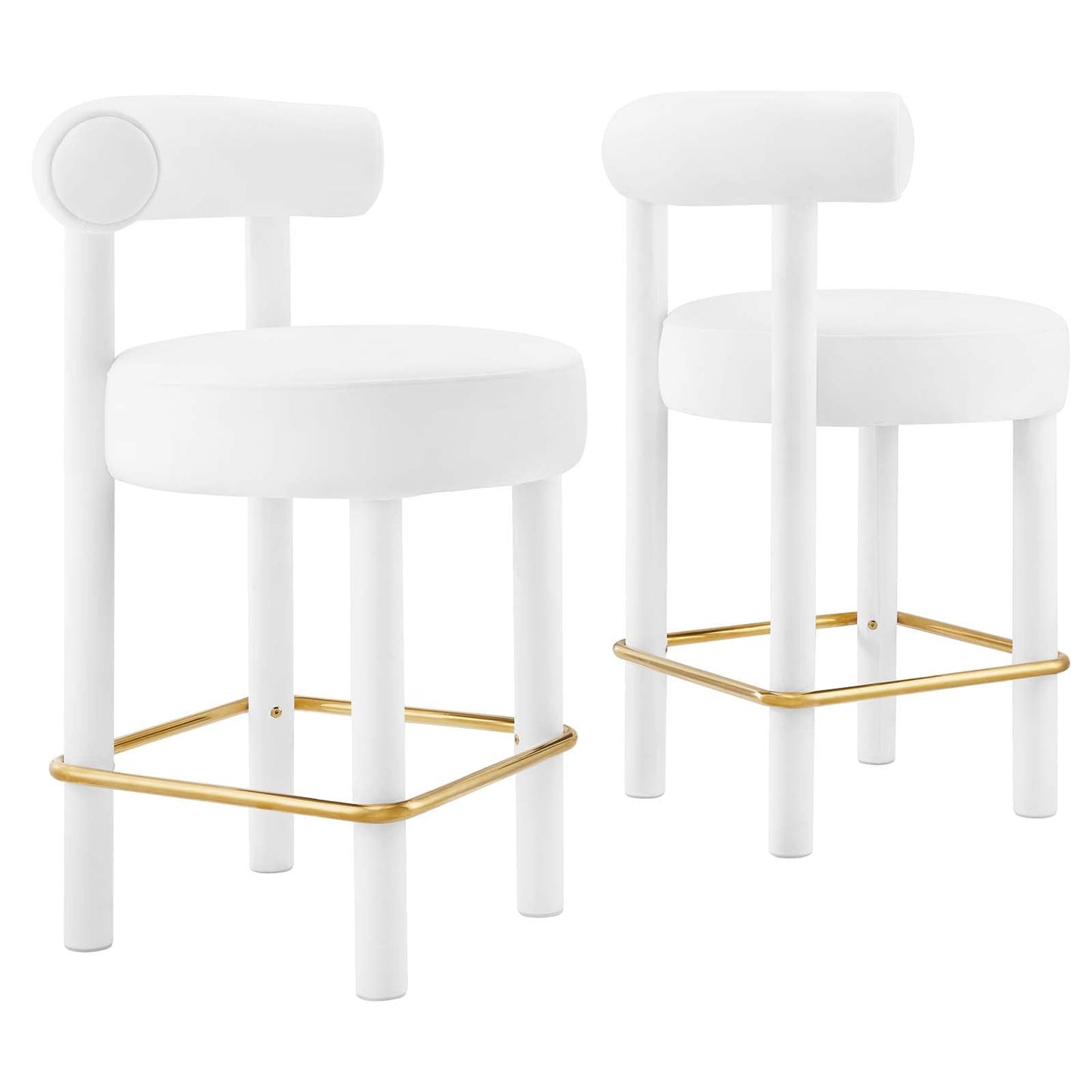 Toulouse Performance Velvet Counter Stool - Set of 2 By Modway - EEI-6708 | Counter Stools | Modway - 4