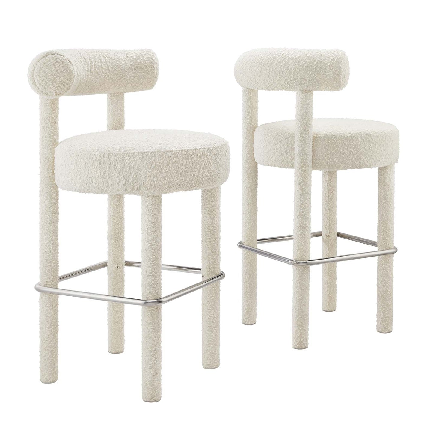 Toulouse Boucle Fabric Bar Stool - Set of 2 By Modway - EEI-6709 | Bar Stools | Modway - 2