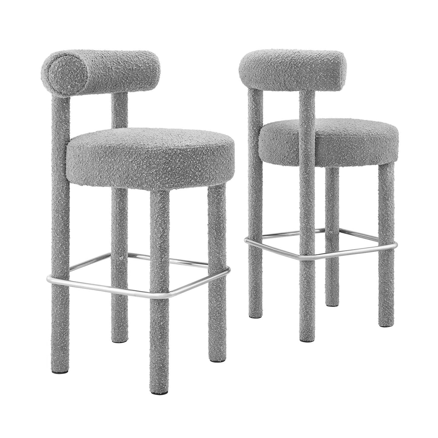 Toulouse Boucle Fabric Bar Stool - Set of 2 By Modway - EEI-6709 | Bar Stools | Modway - 3