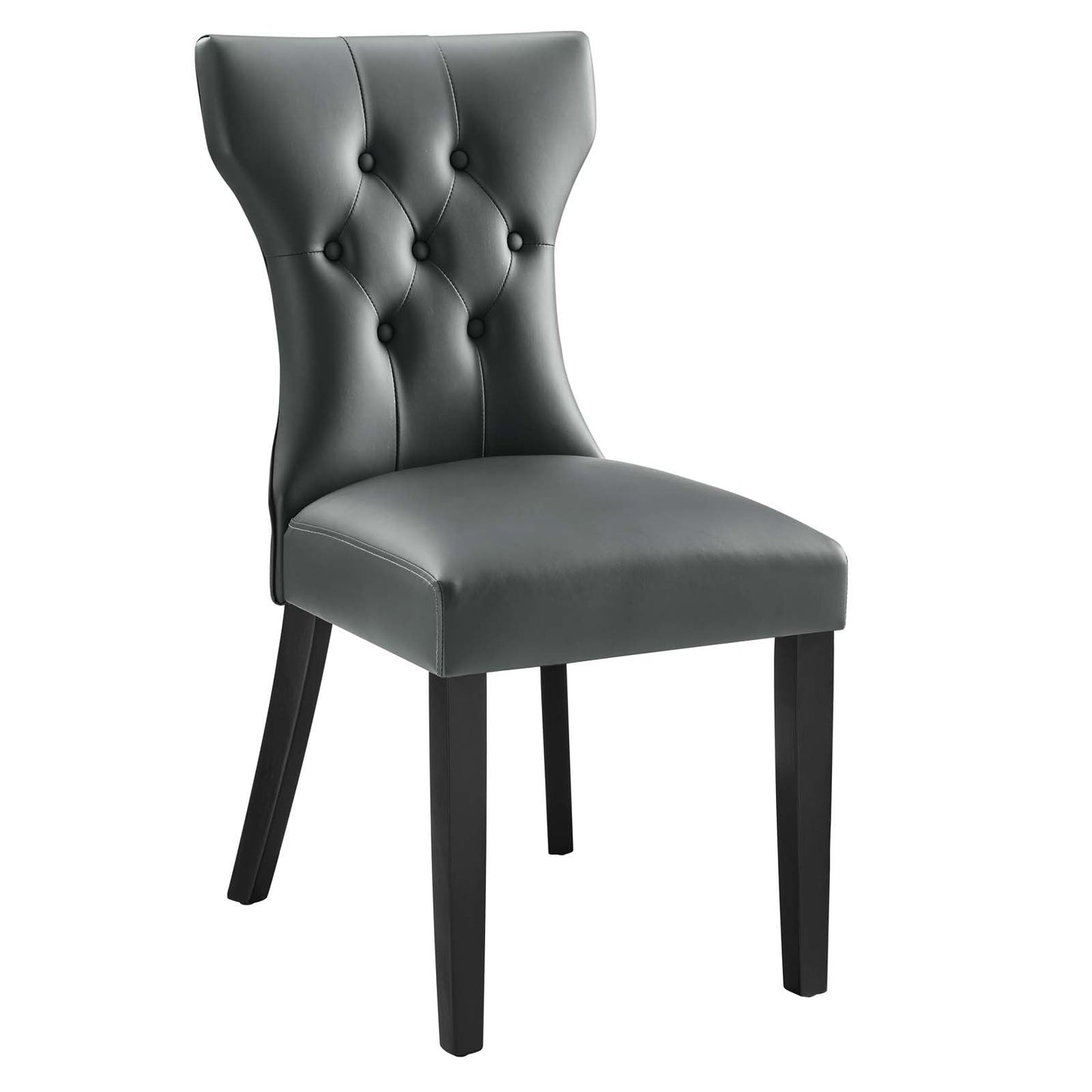 Silhouette Dining Vinyl Side Chair By Modway - EEI-812 | Dining Chairs | Modishstore