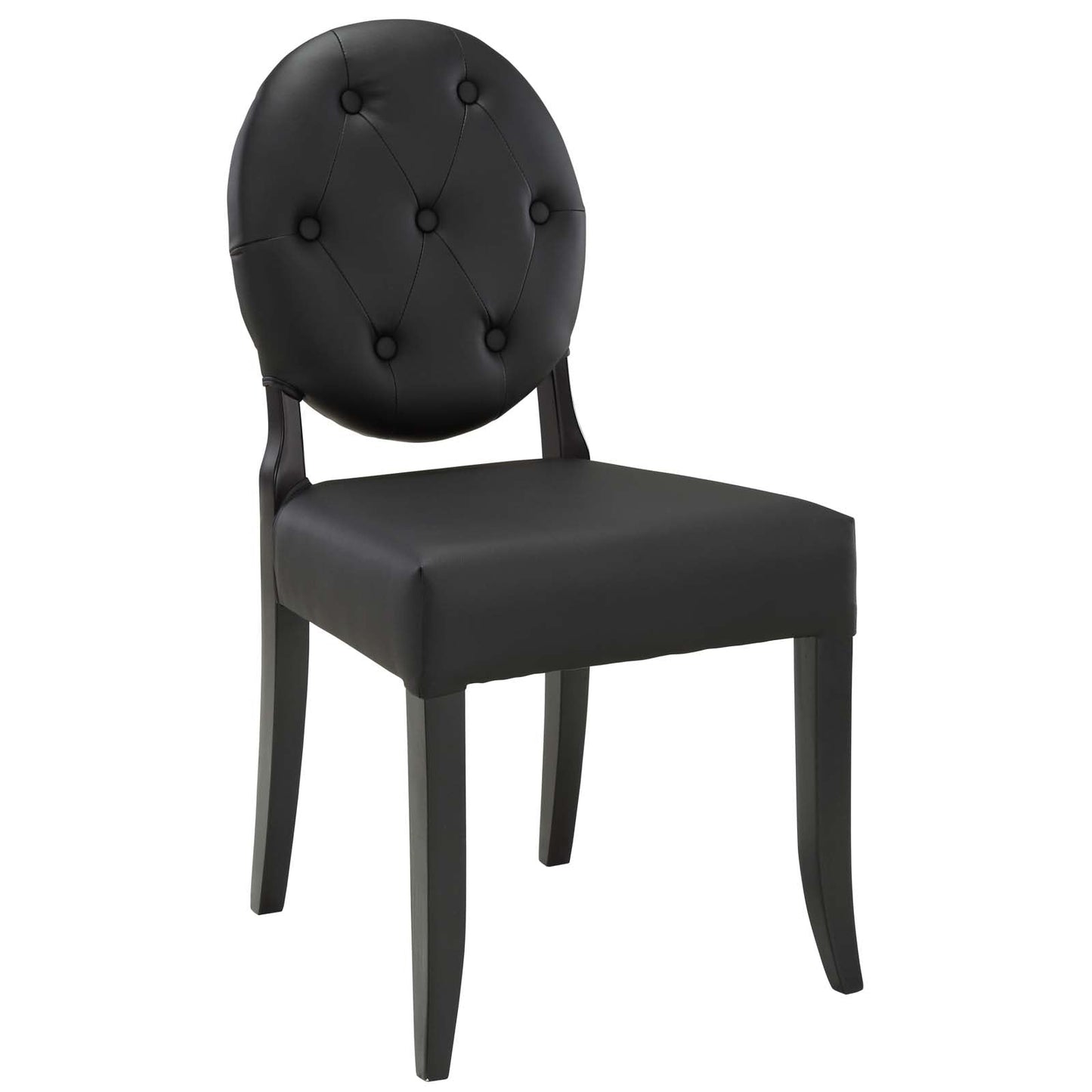 Modway Button Dining Vinyl Side Chair | Dining Chairs |