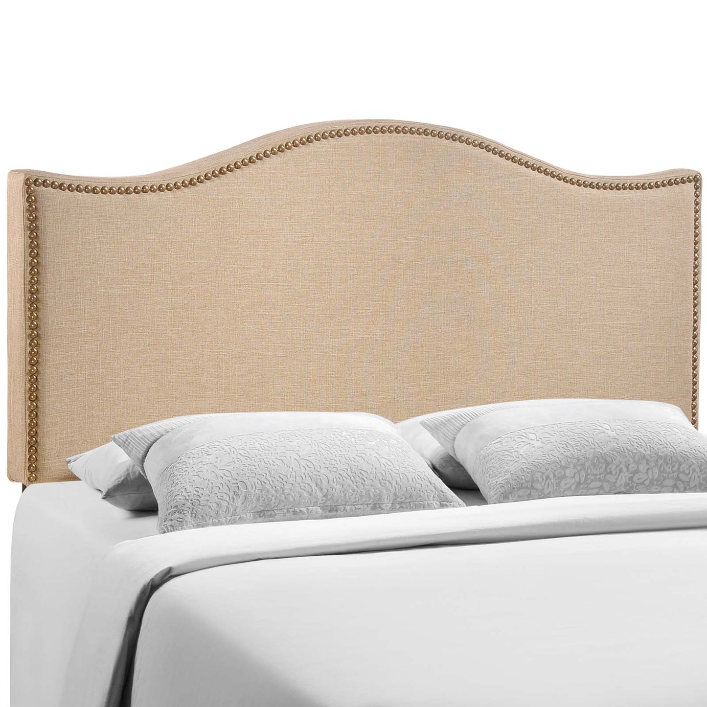 Modway Curl Queen Nailhead Upholstered Headboard | Headboards |