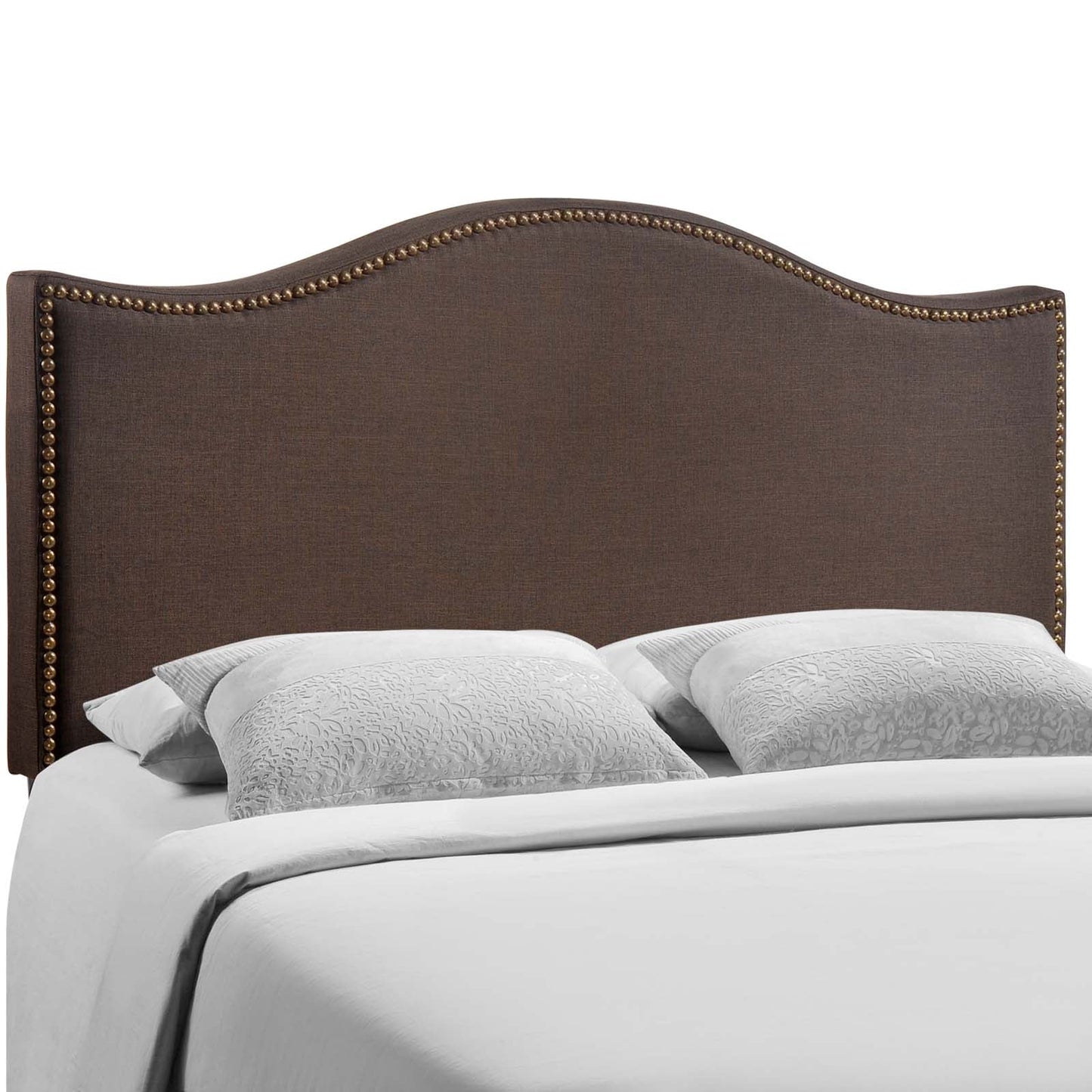 Modway Curl Queen Nailhead Upholstered Headboard | Headboards |
