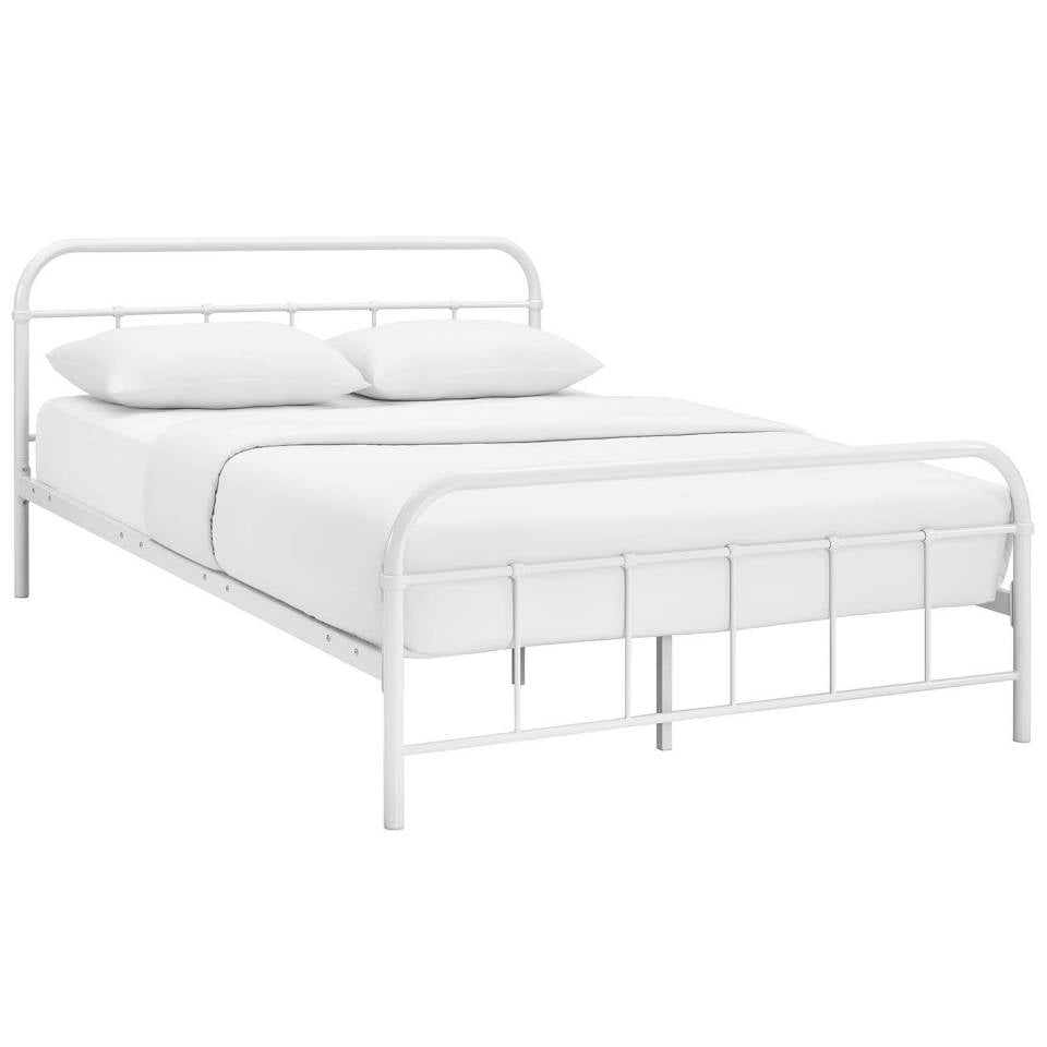 Modway Maisie Queen Stainless Steel Bed Frame | Beds | Modishstore-2