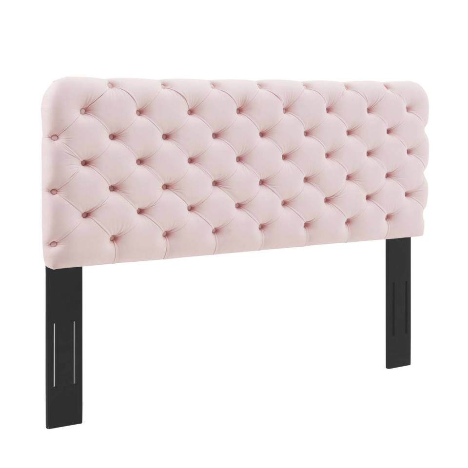 Modway Lizzy Tufted King/California King Performance Velvet Headboard | Headboards | Modishstore-5