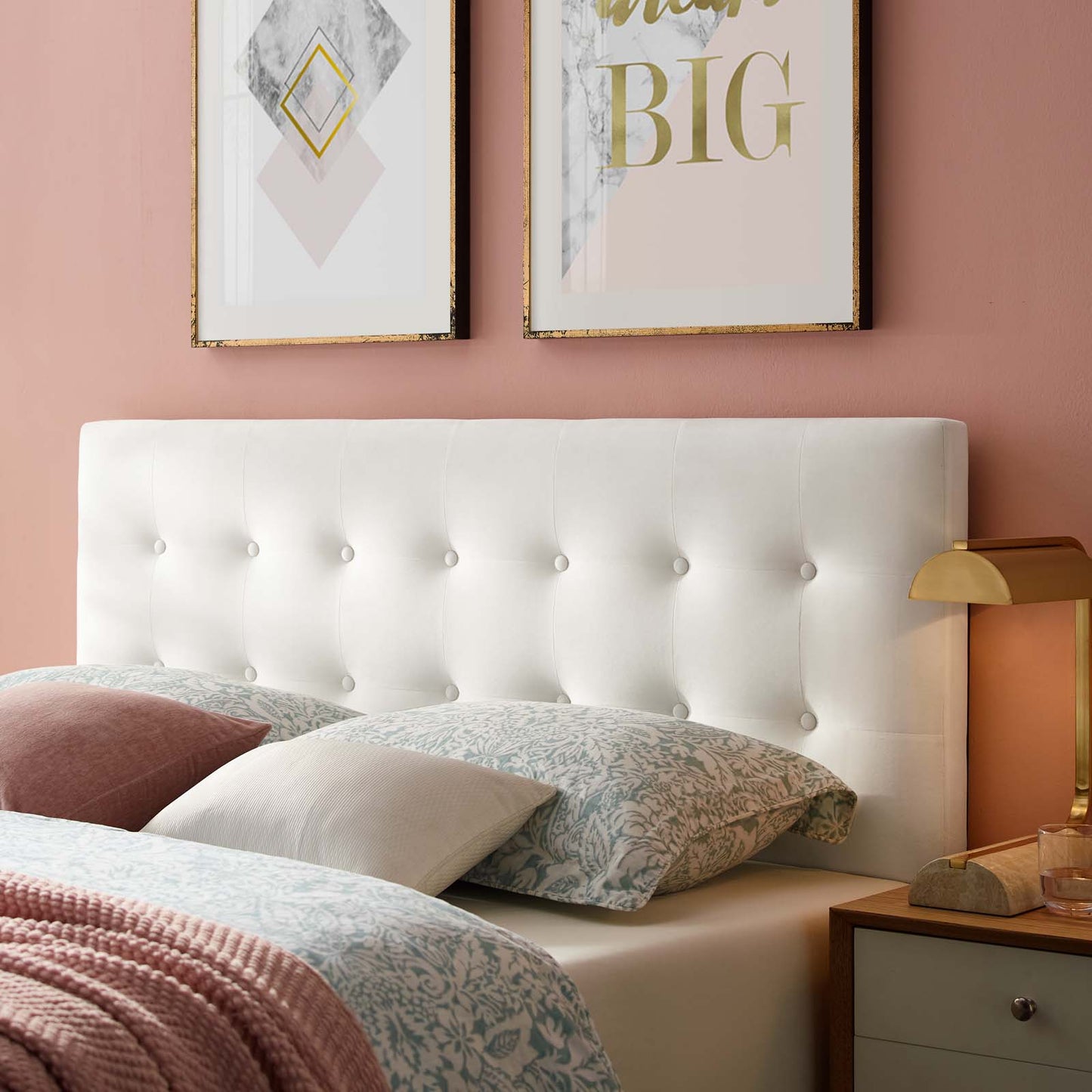 Modway Emily Queen Biscuit Tufted Performance Velvet Headboard | Headboards |