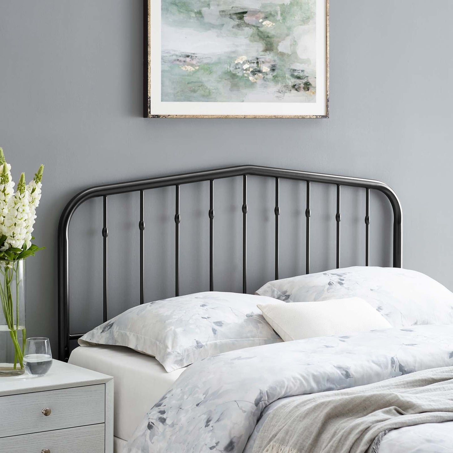 Lennon Twin Metal Headboard By Modway - MOD-6164 | Headboards