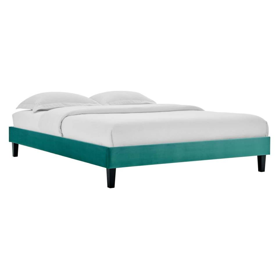 Modway Reign Full Performance Velvet Platform Bed Frame | Beds | Modishstore-7