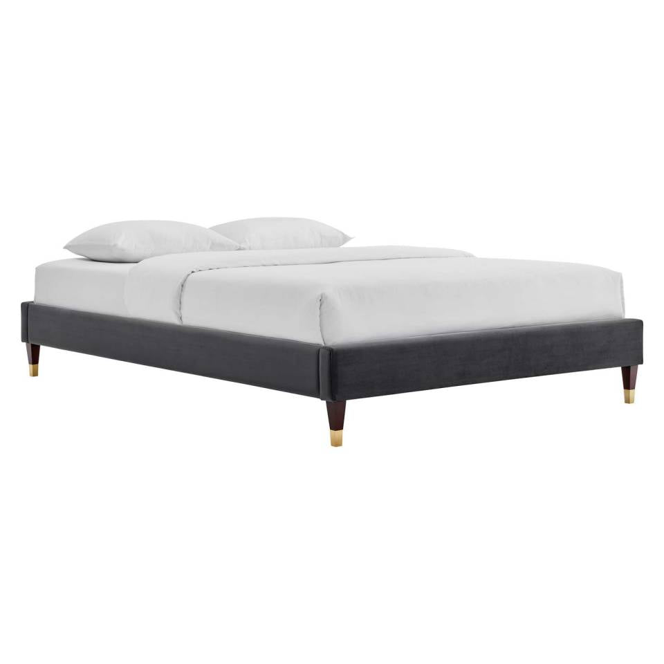 Modway Harlow Full Performance Velvet Platform Bed Frame |