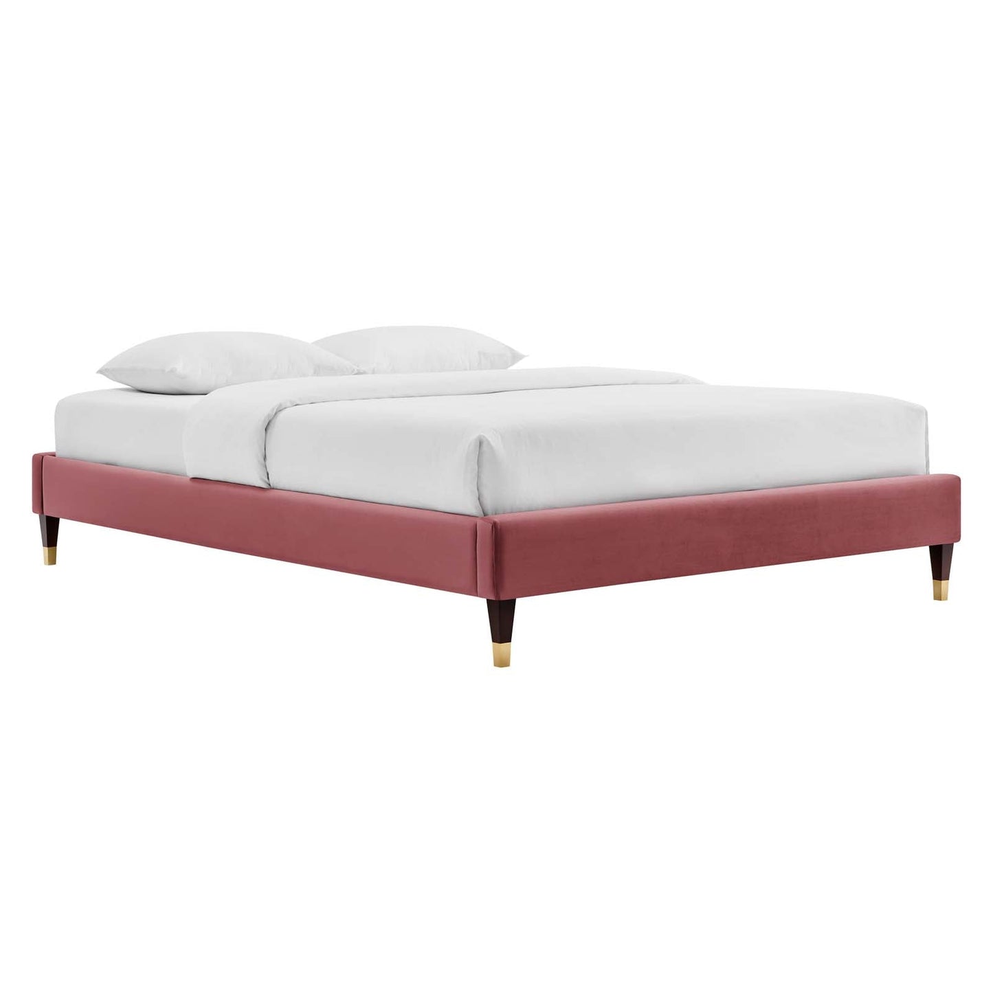 Modway Harlow Queen Performance Velvet Platform Bed Frame | |
