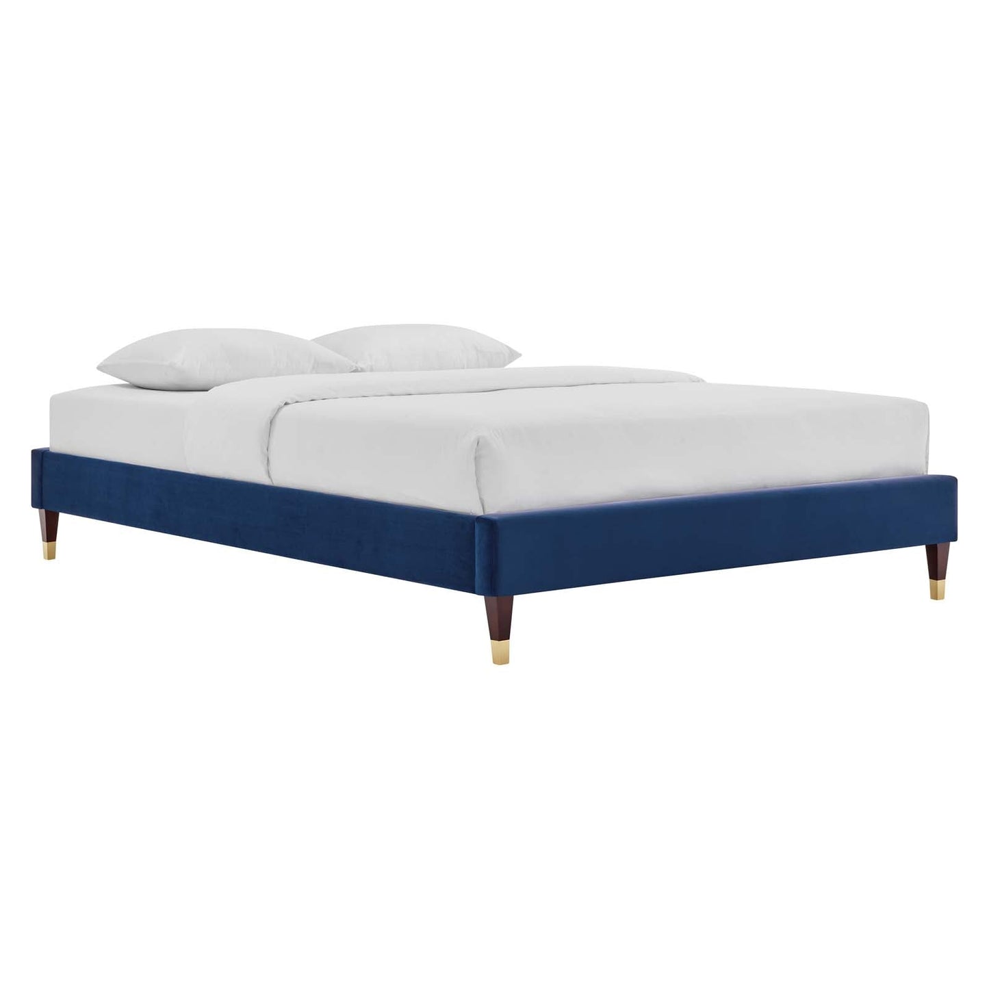 Modway Harlow Queen Performance Velvet Platform Bed Frame | |